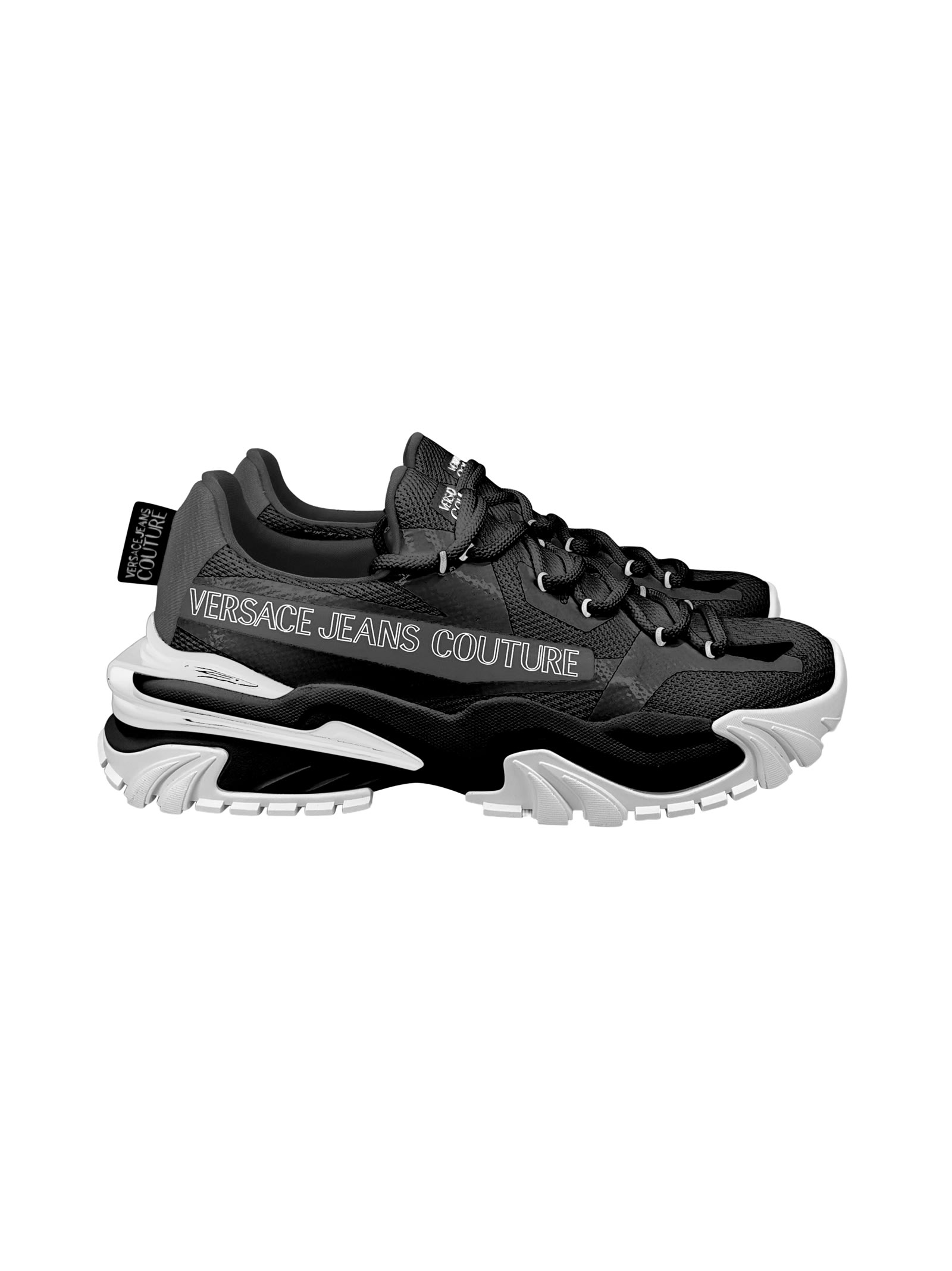 Versace Jeans Couture Sneakers In Black
