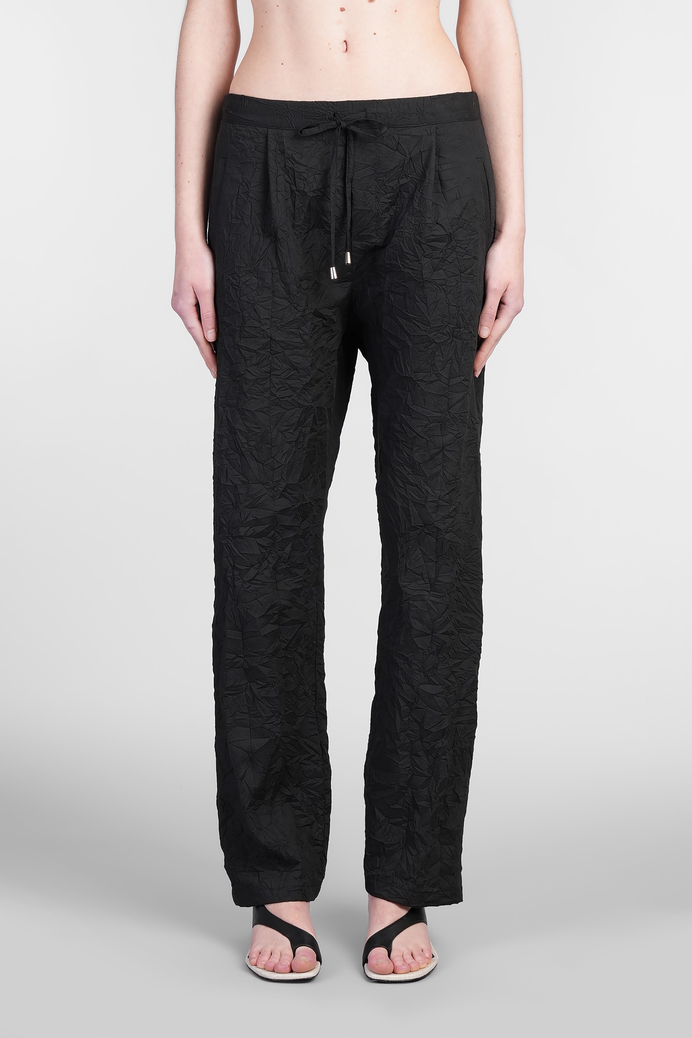 Pablo Pants In Black Cotton