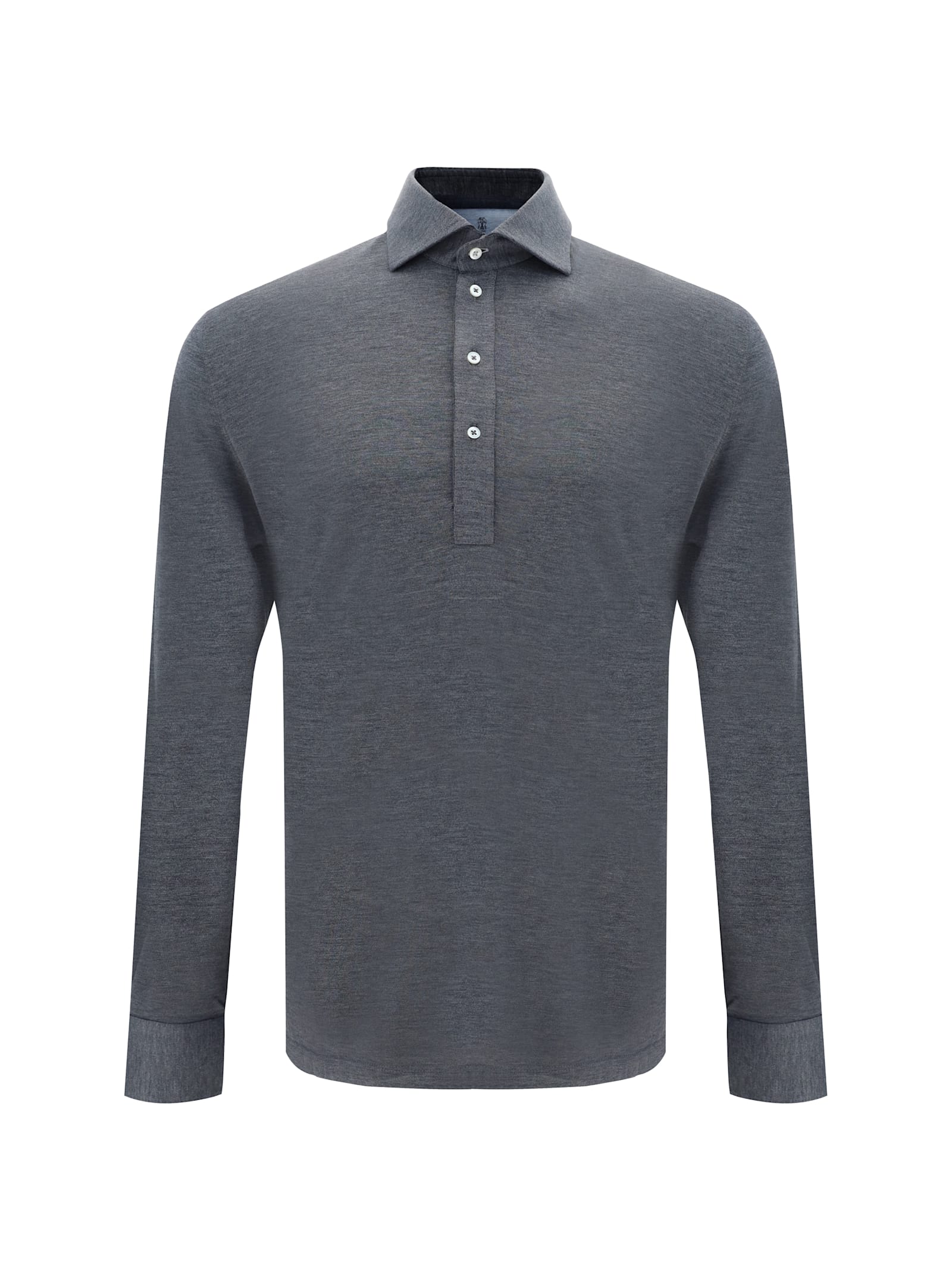 Shop Brunello Cucinelli Polo Shirt In 101+9300