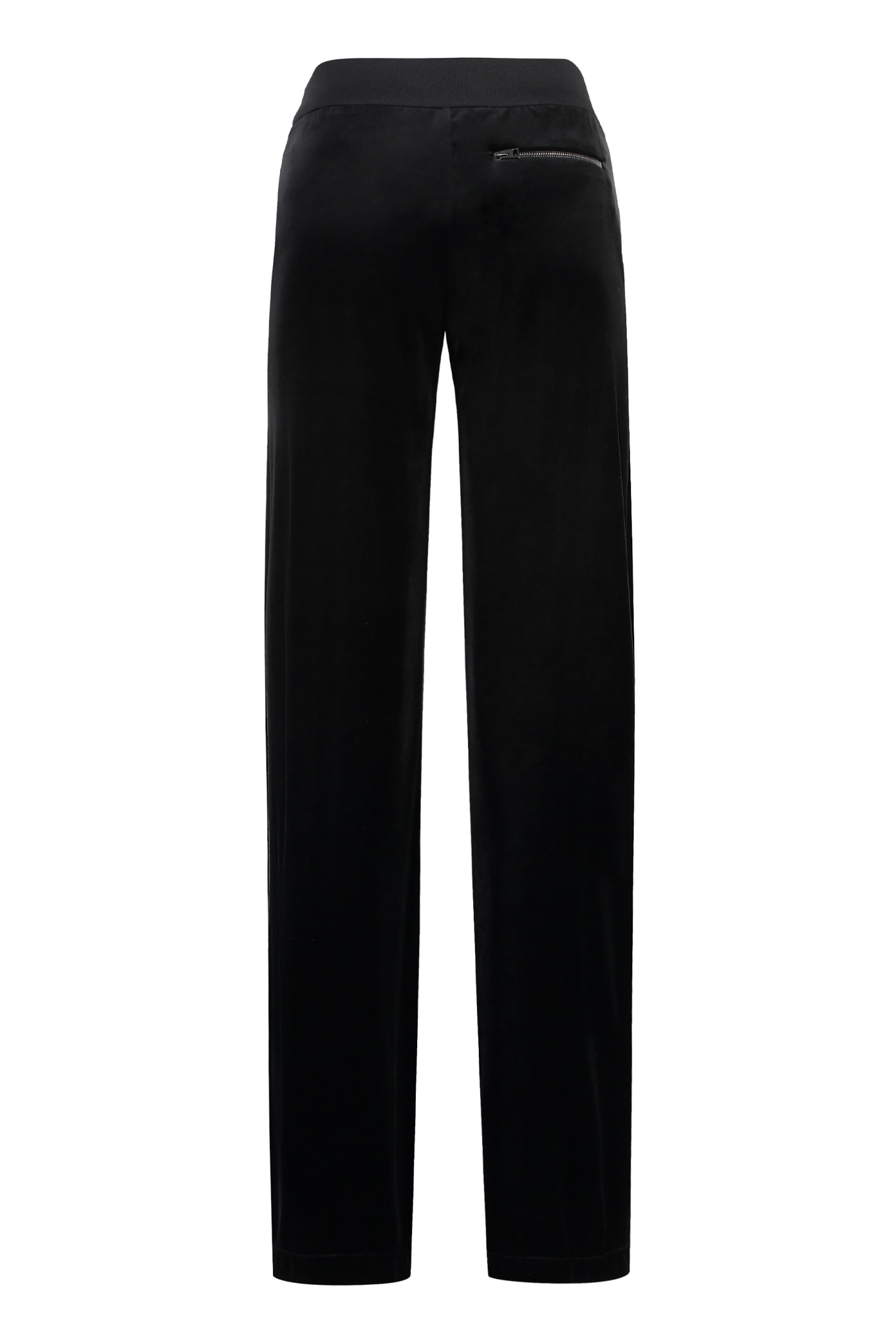 Tom Ford Velvet Trousers In Black