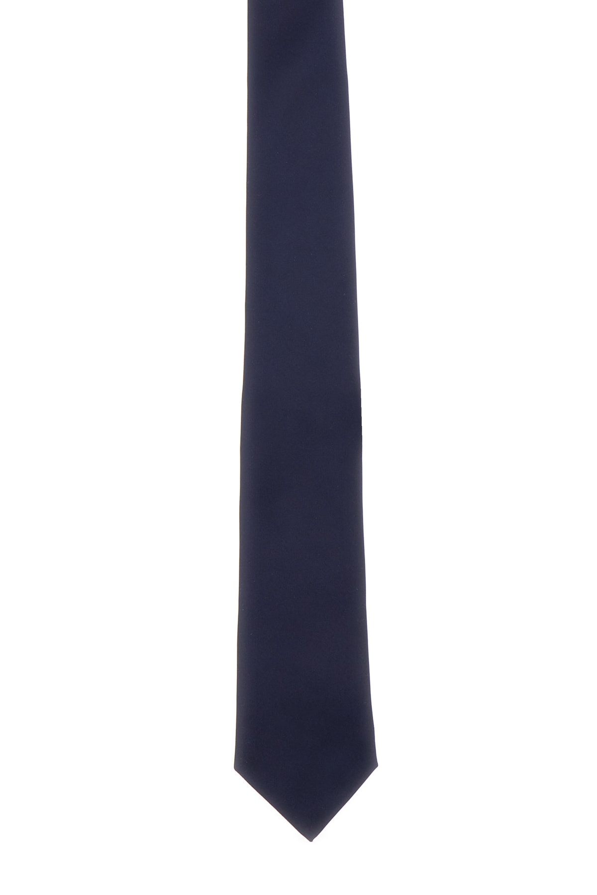 Corneliani Navy Blue Polyester Tie In Blue