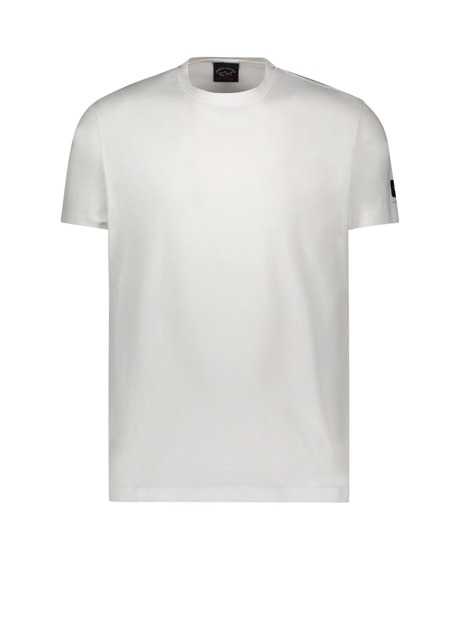 Paul & Shark Cotton T-shirt With Contrasting Detail