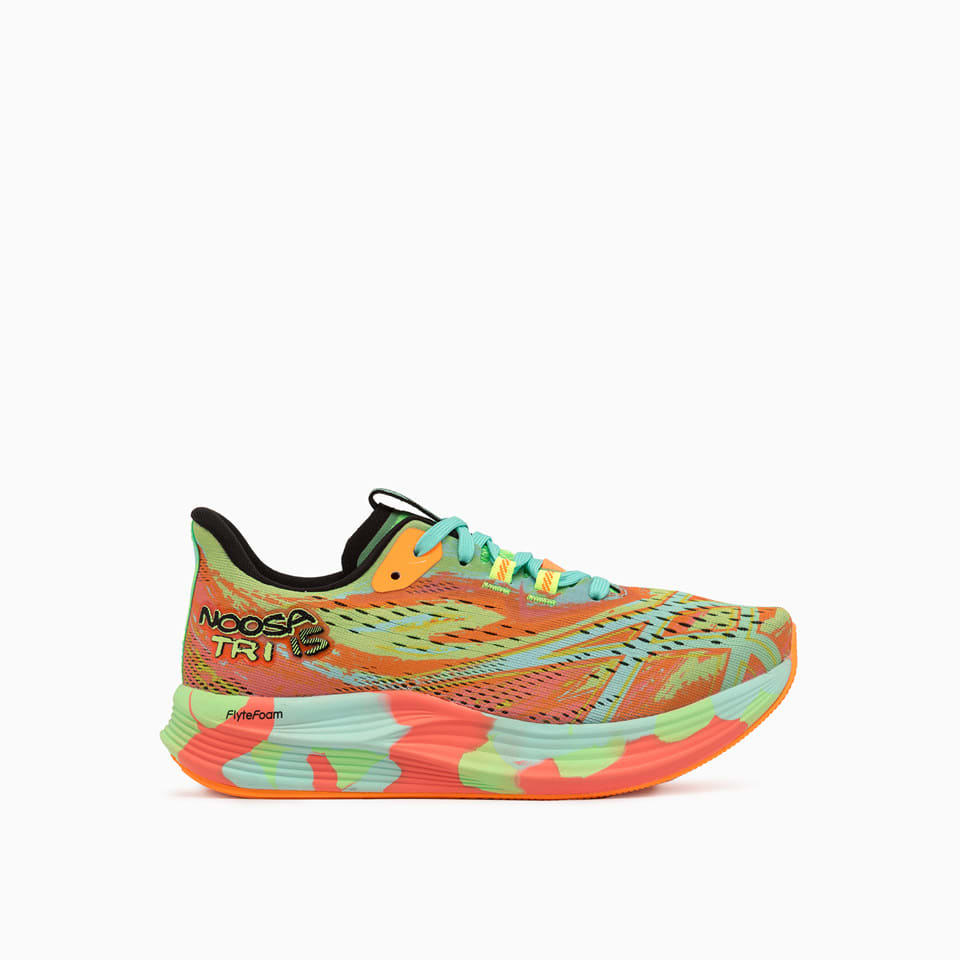 Asics Women's Noosa Tri 15 Running Shoe In Lime Burst/illuminate Mint In Multicolor