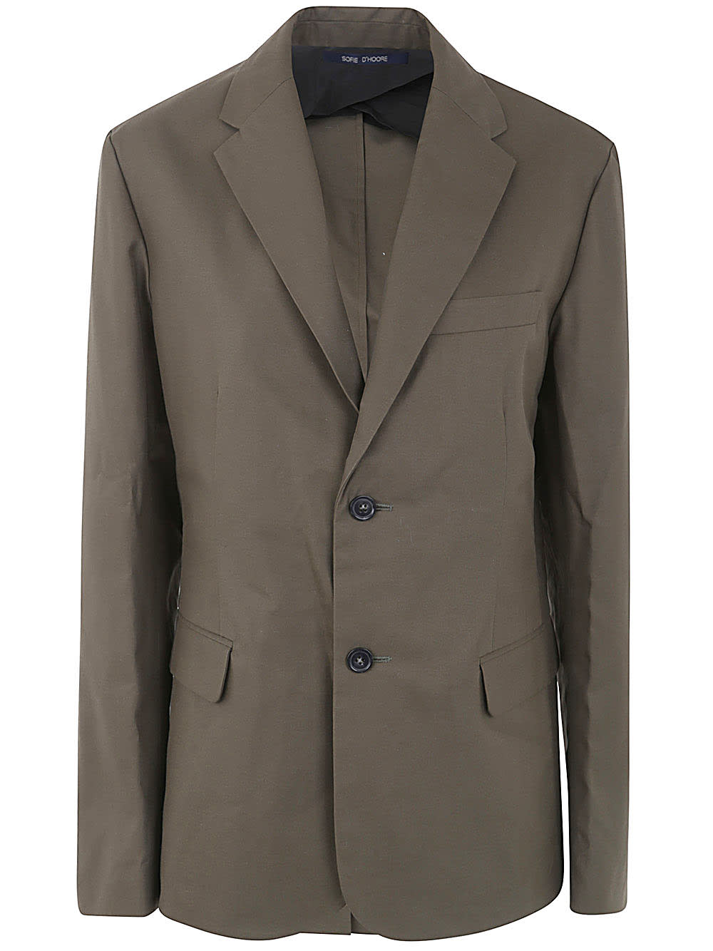 Shop Sofie D'hoore Classic Blazer In Khaki