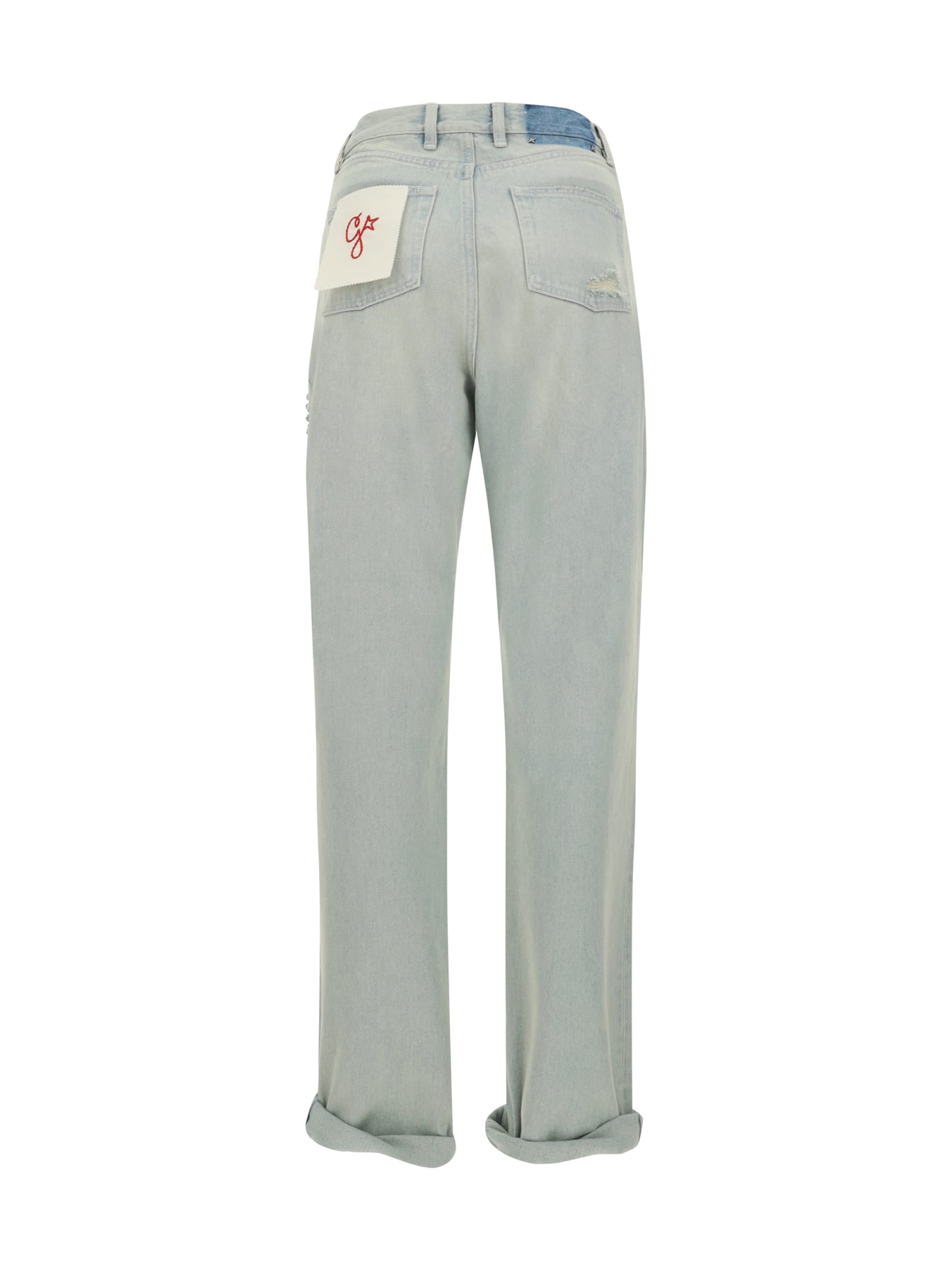 Shop Golden Goose Golden Jeans In Blue