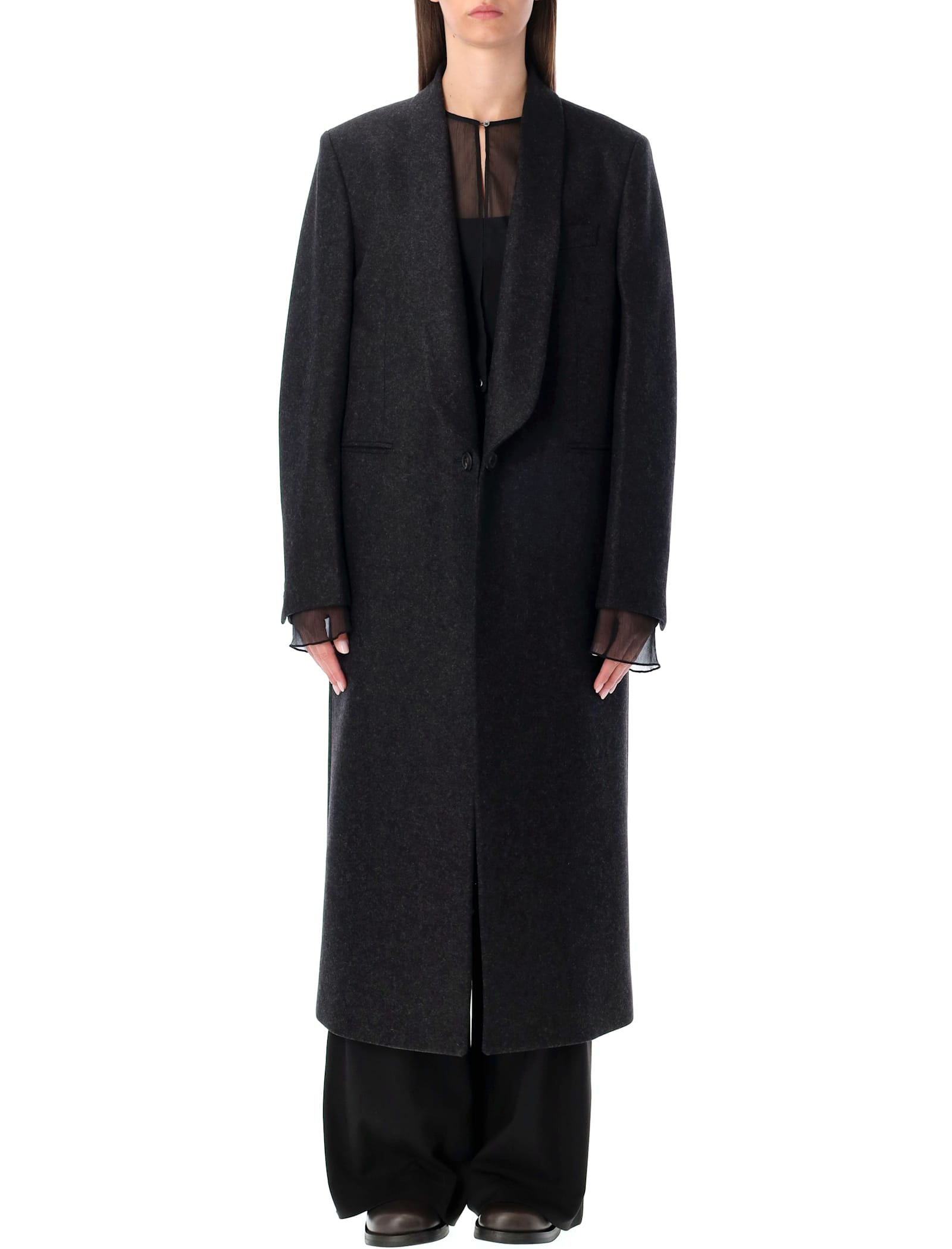 Our Legacy Long Water-repellent Wool Supper Coat Our Legacy Long Water-repellent Wool Supper Coat
