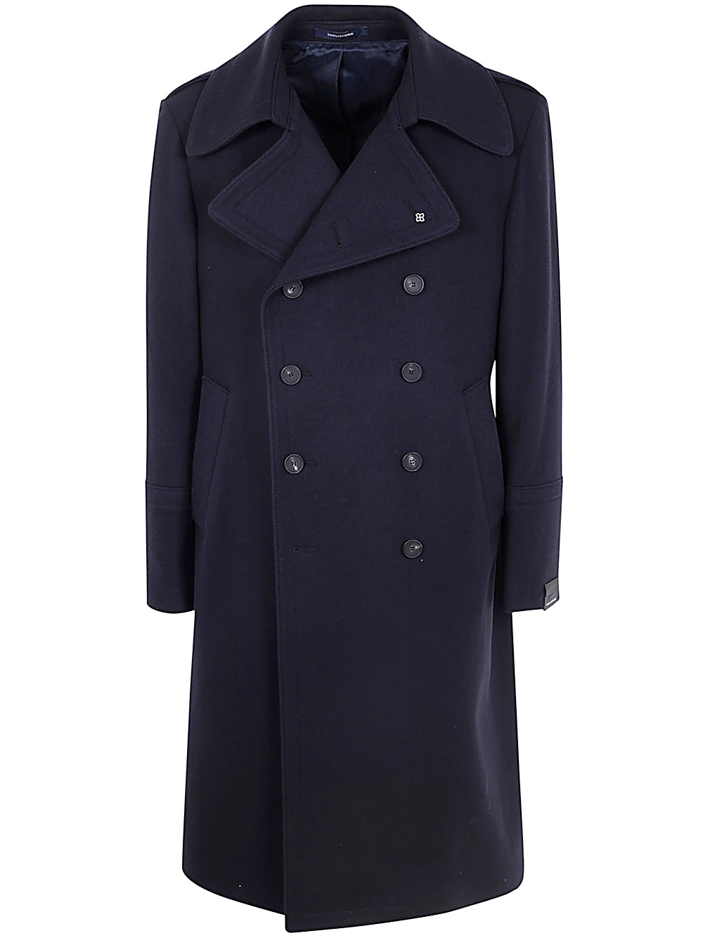 Shop Tagliatore Man Coat In Blue