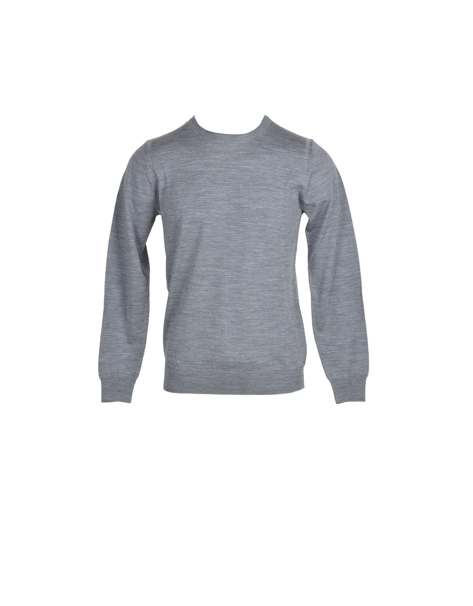 Paolo Pecora Mens Gray Sweater