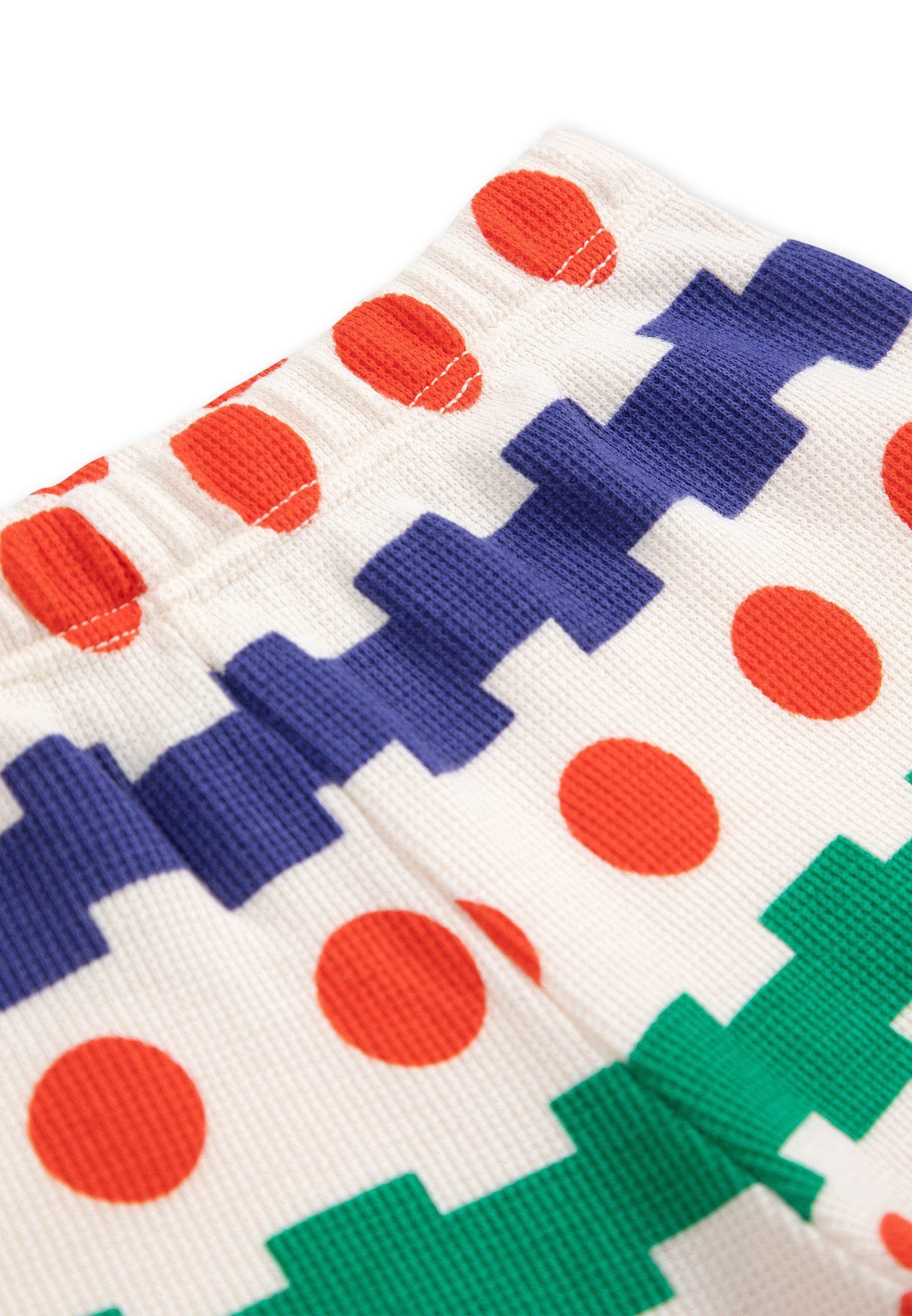 Bobo Choses Printed Cotton Shorts In White
