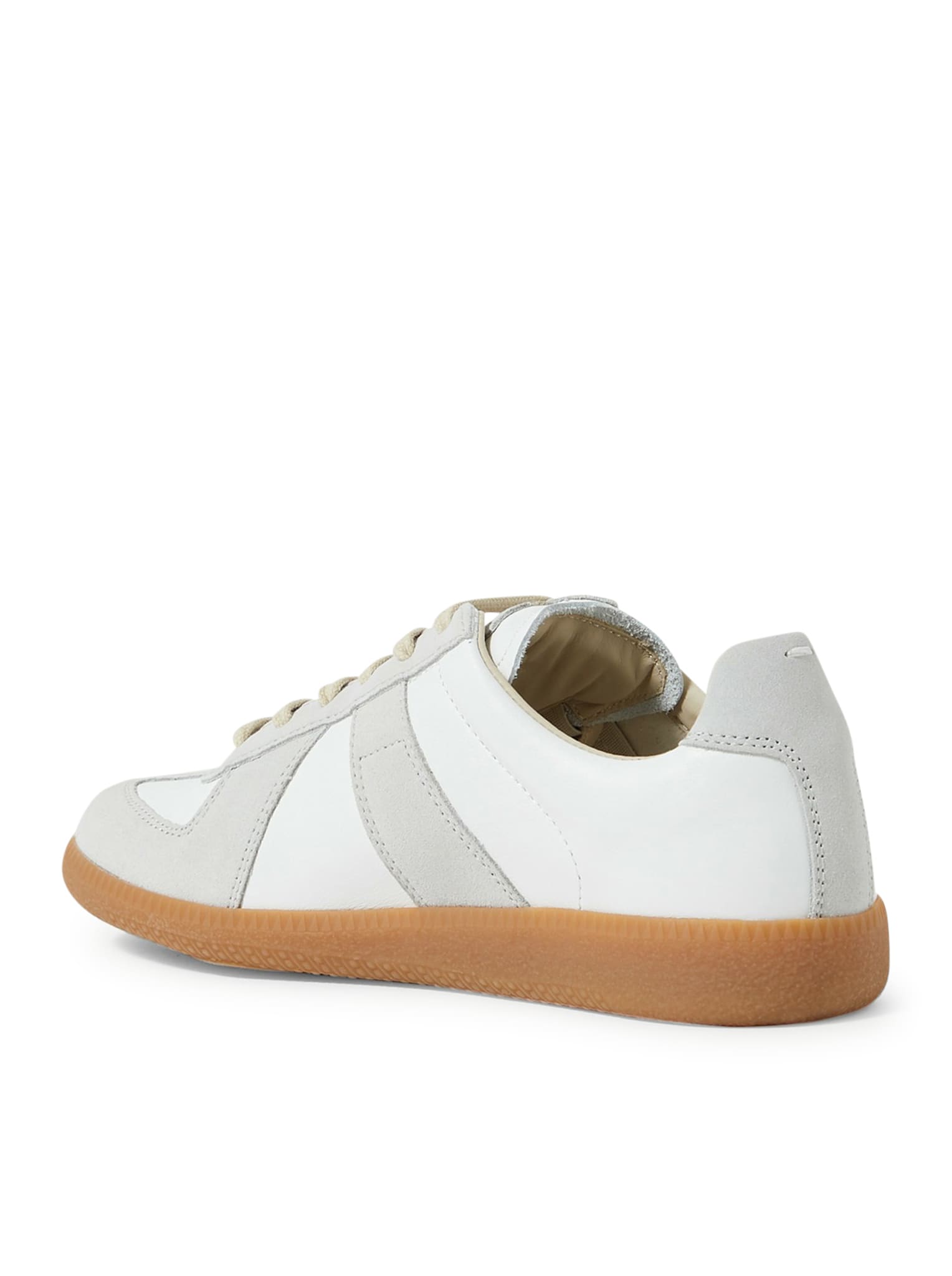 Shop Maison Margiela Replica Low-top Sneakers In White