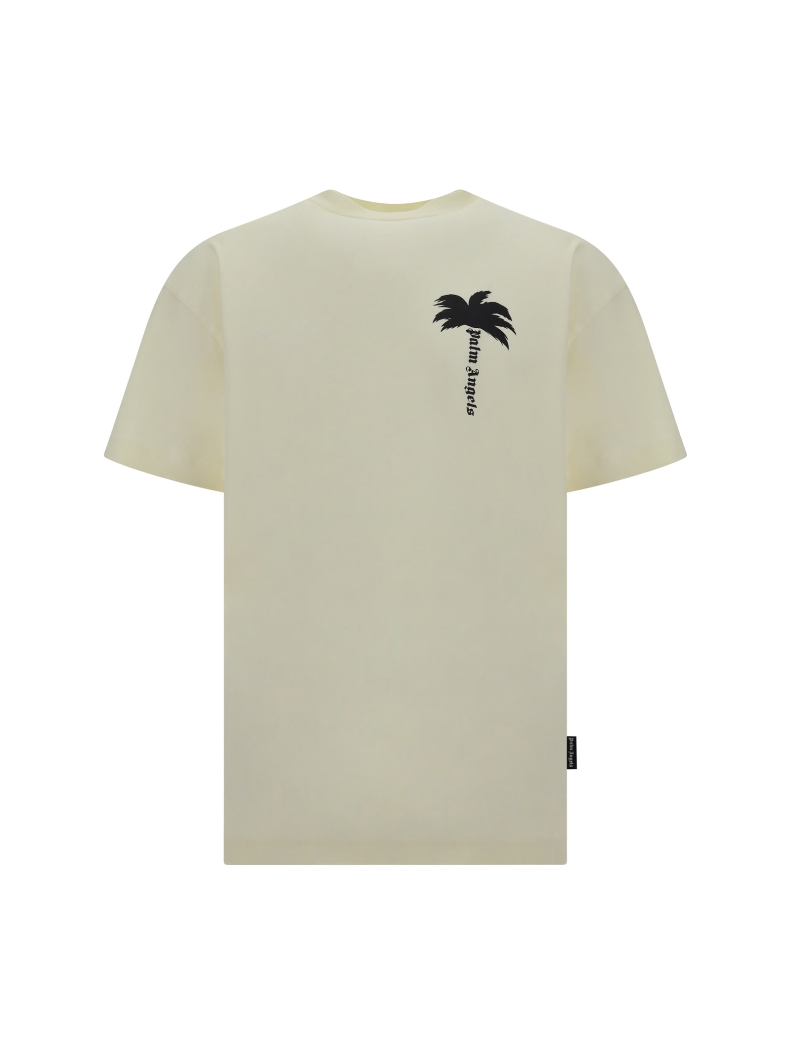 Shop Palm Angels The Palm T-shirt In Beige