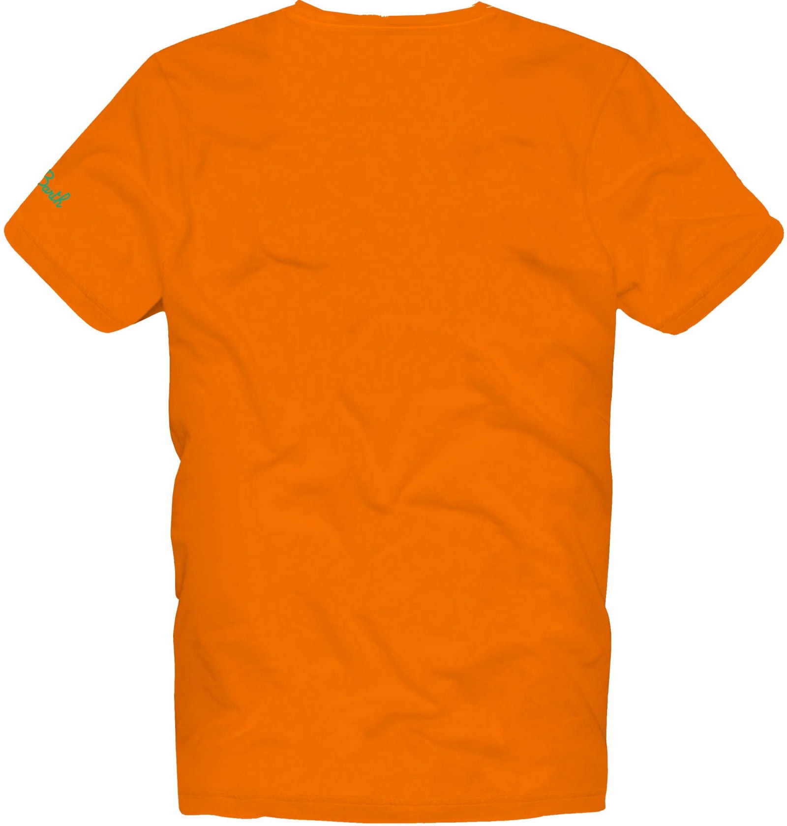 Shop Mc2 Saint Barth Boy Orange Cotton T-shirt
