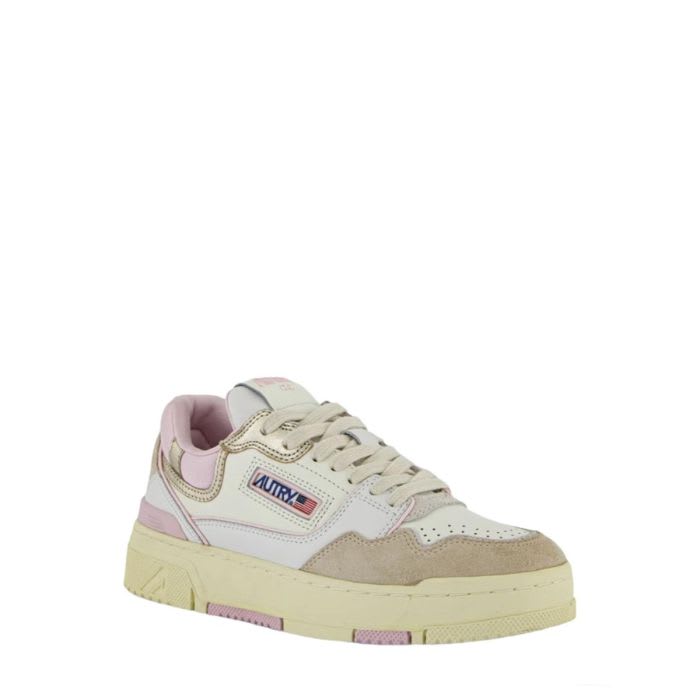 Shop Autry Clc Low Sneakers In Pink