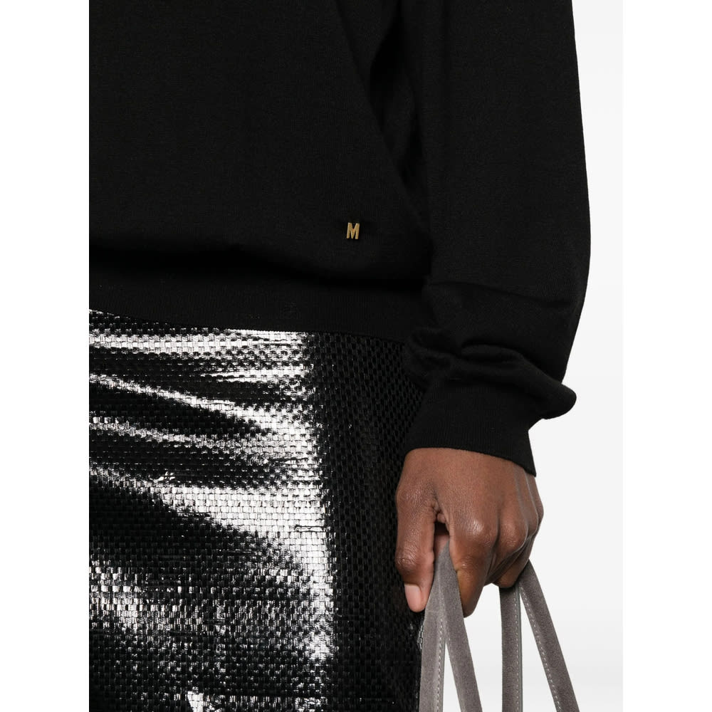 Moschino Sweaters In Black