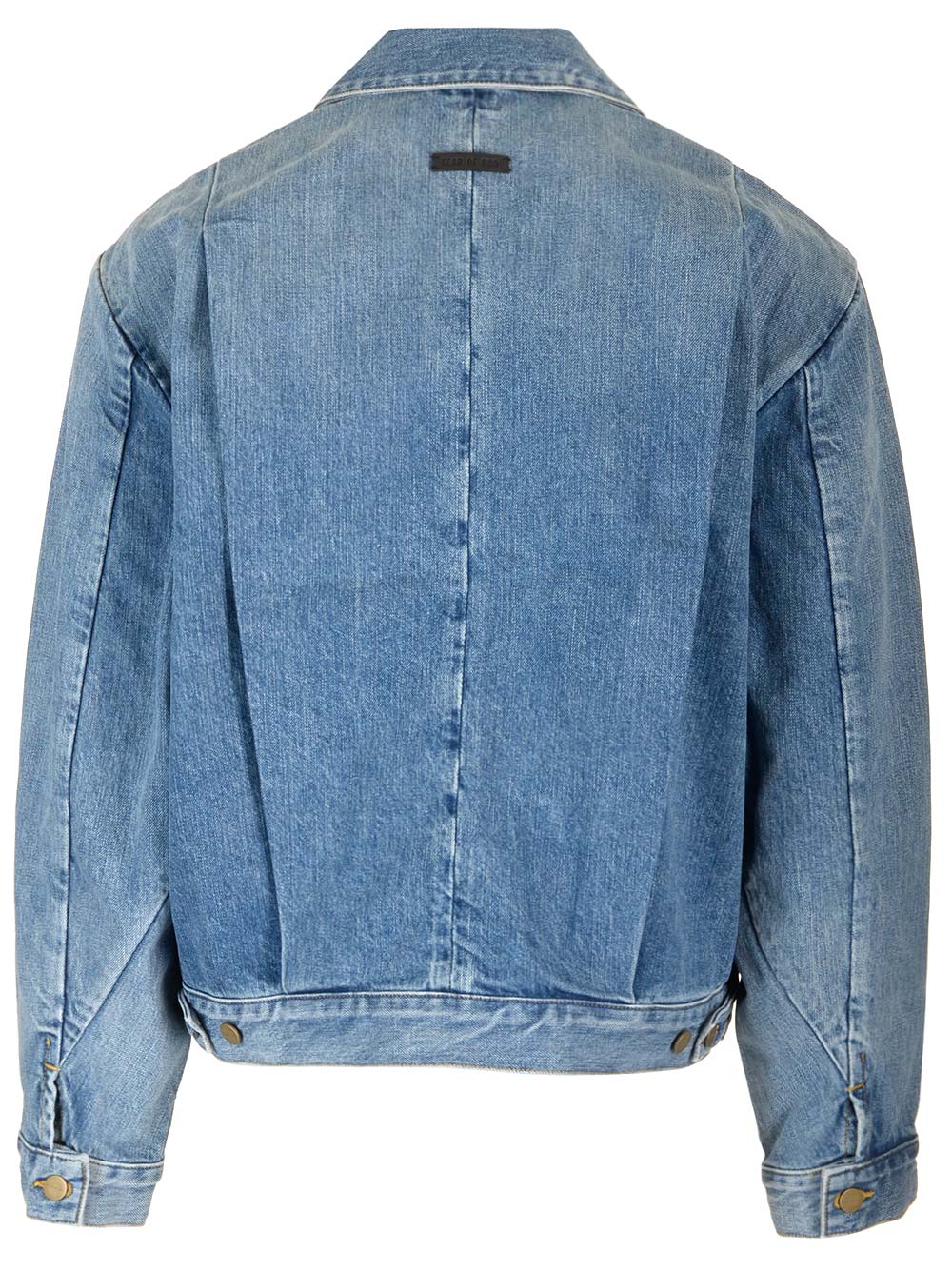 Shop Fear Of God Collection 8 Denim Jacket In Blue
