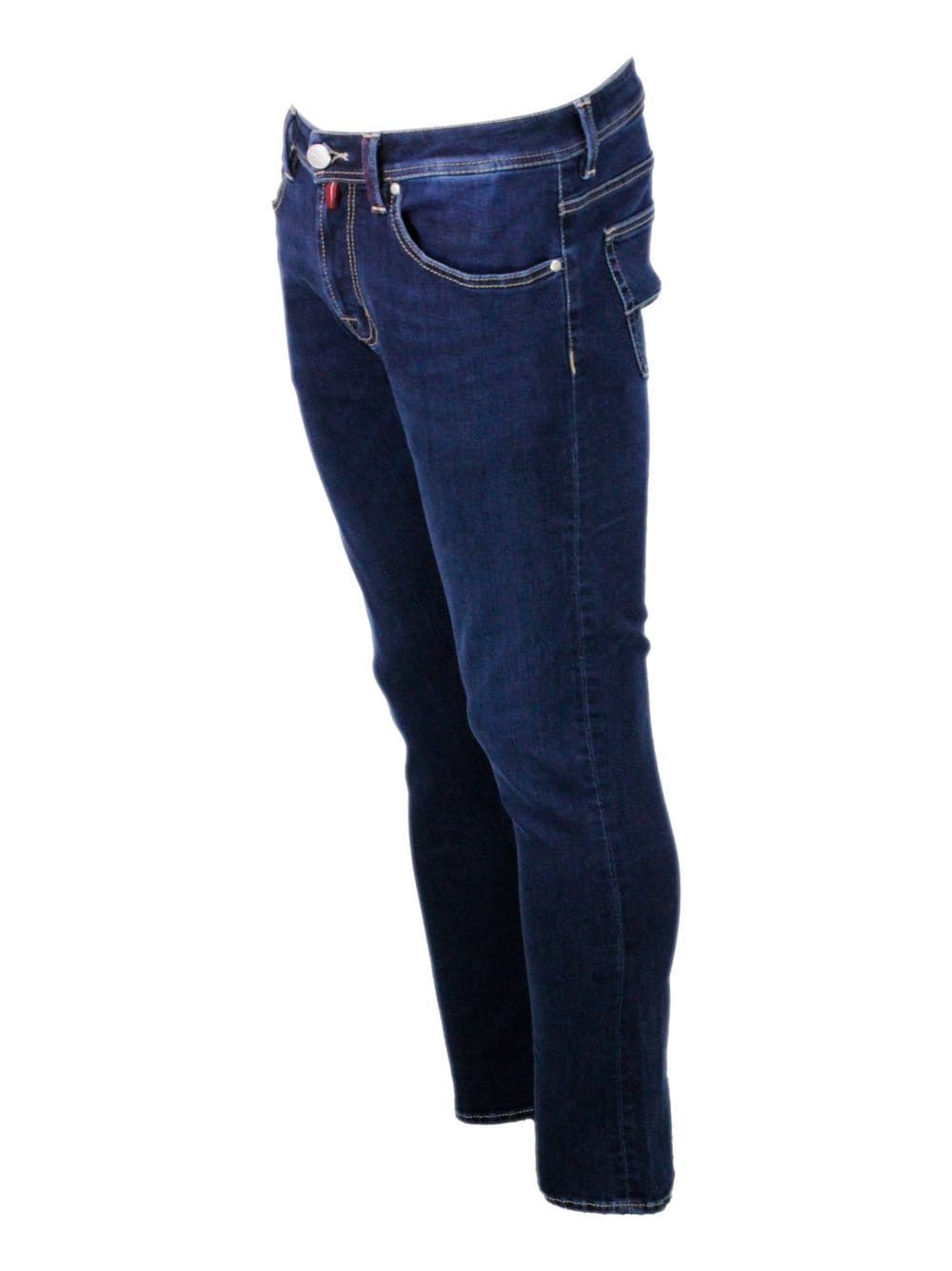 Shop Sartoria Tramarossa Pants In Denim