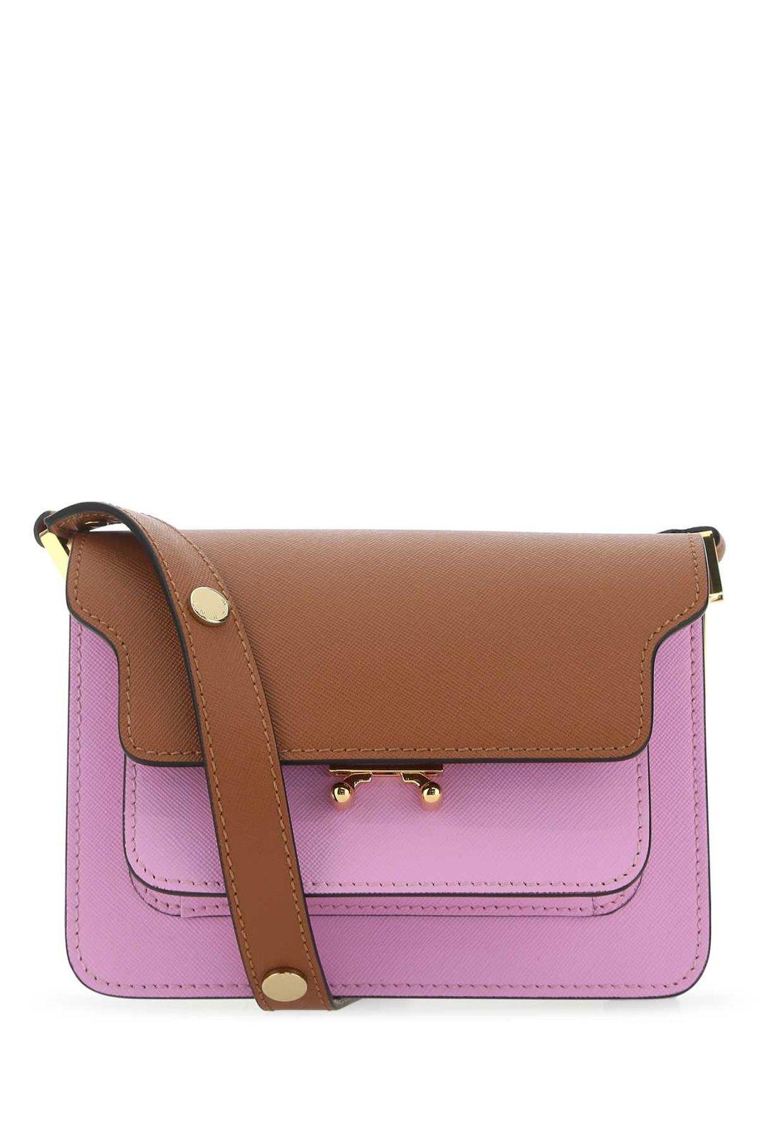 Trunk Colour-block Mini Shoulder Bag