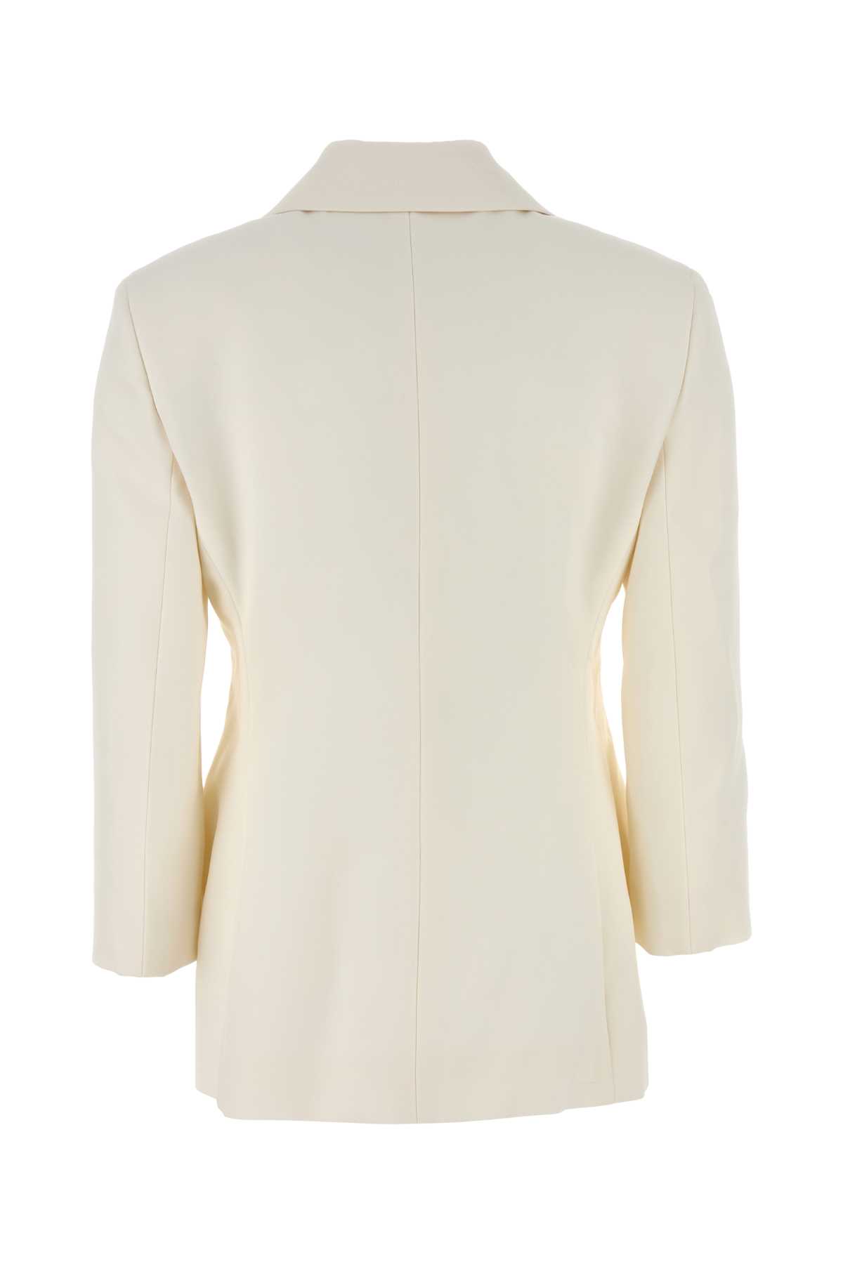 Givenchy Ivory Wool Blazer In Neutral