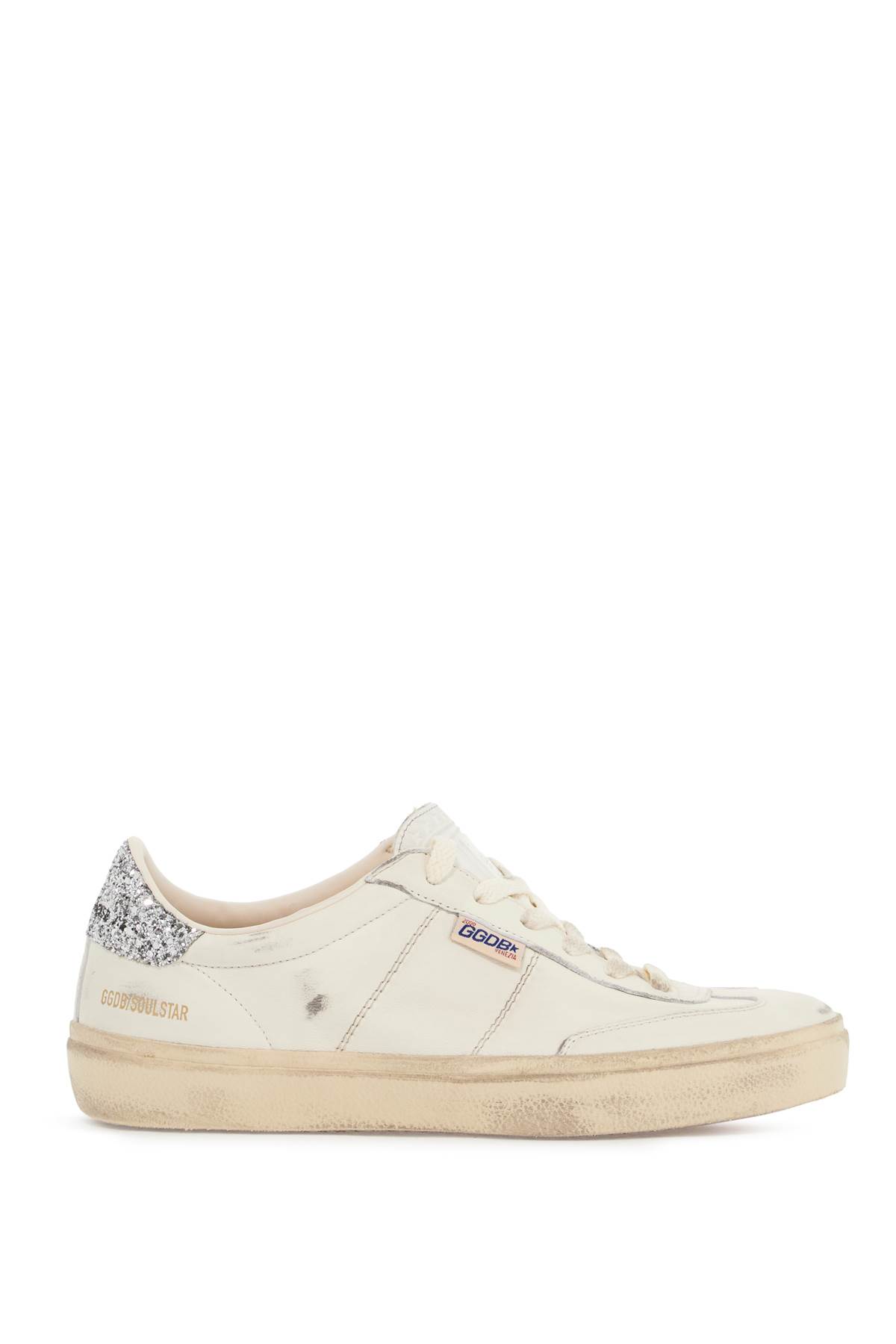 Shop Golden Goose Soul-star Sne In White/silver (white)