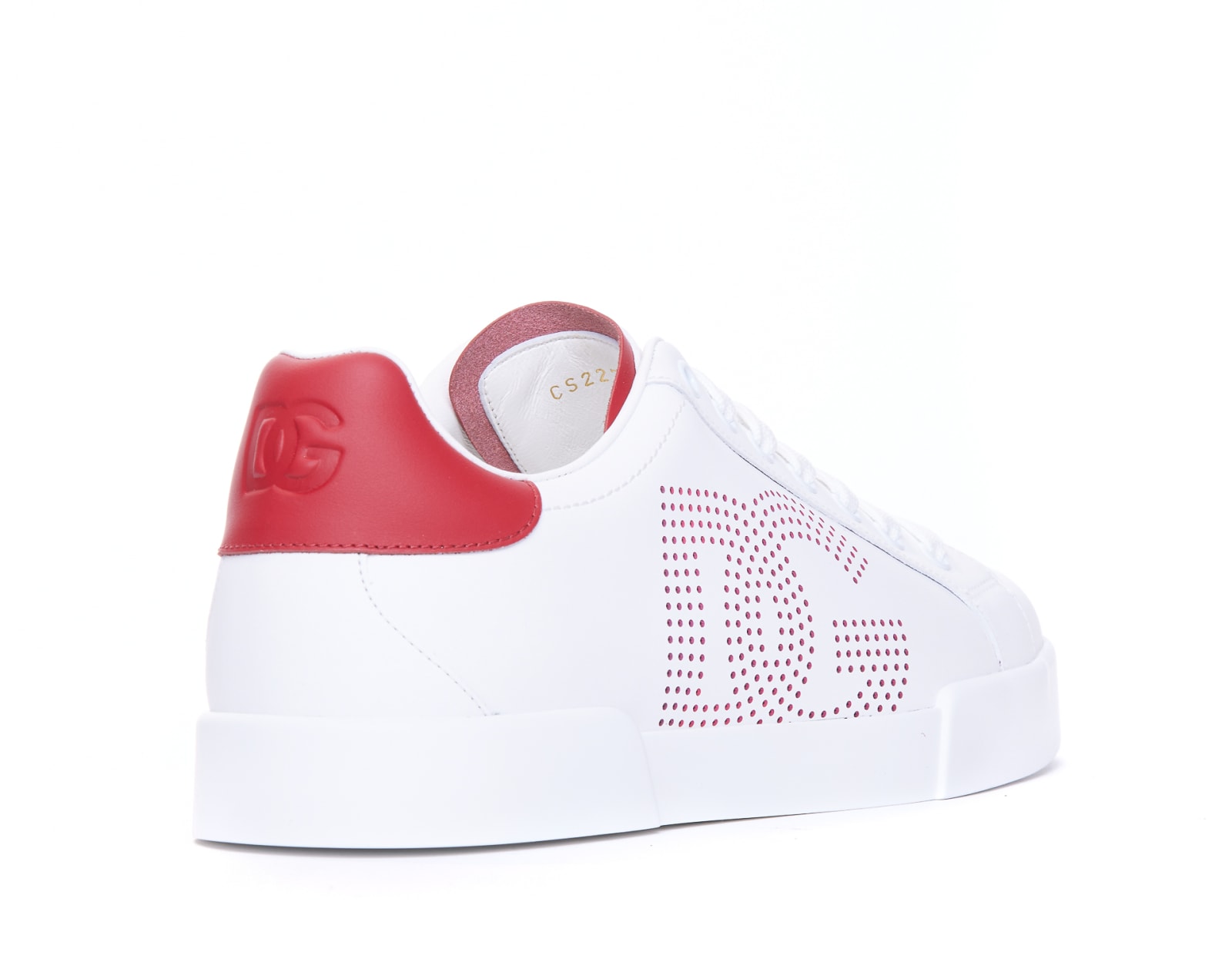 Shop Dolce & Gabbana Portofino Sneakers In White