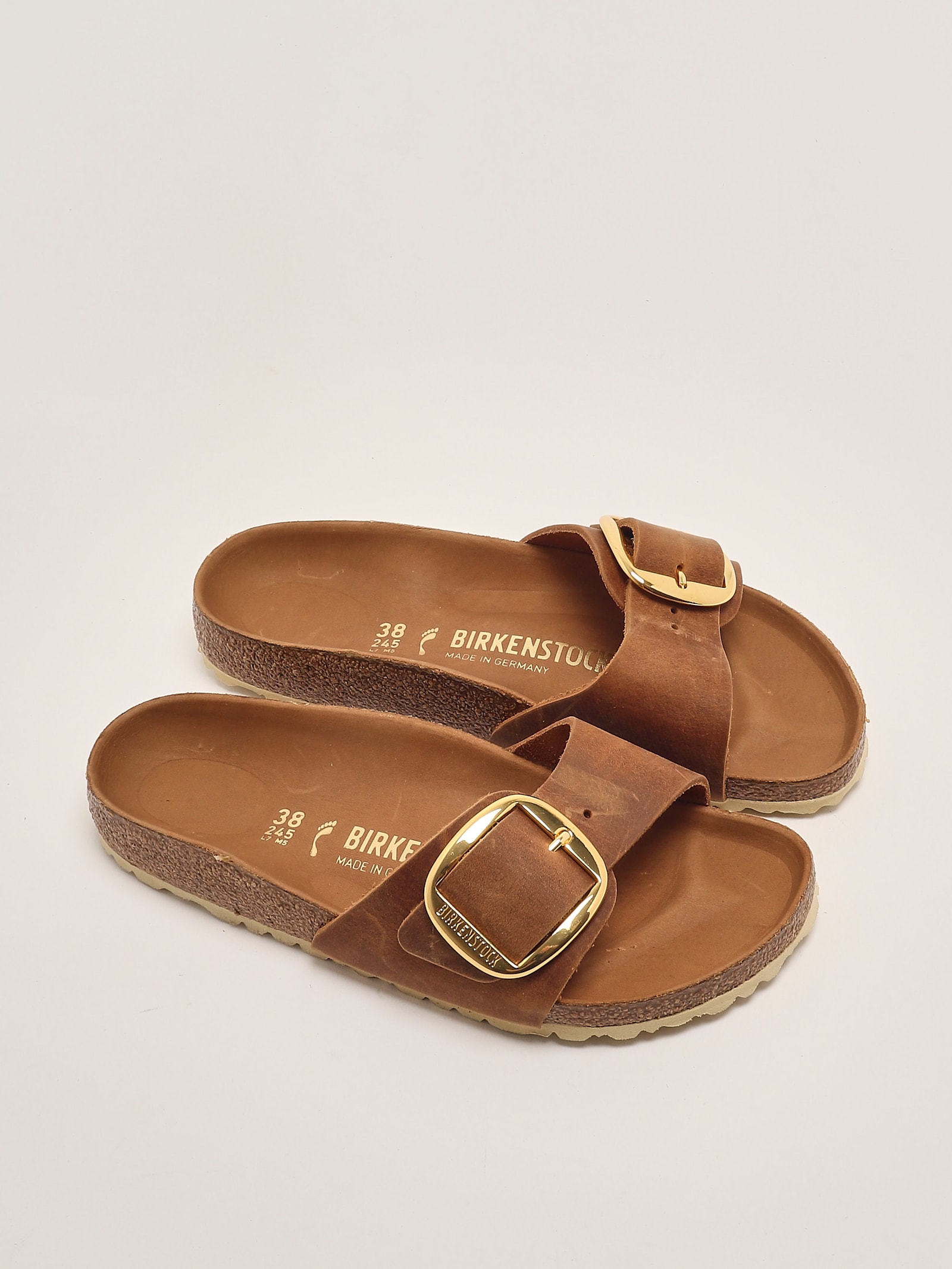 Birkenstock Madrid Big Buckle Sandal In Brown