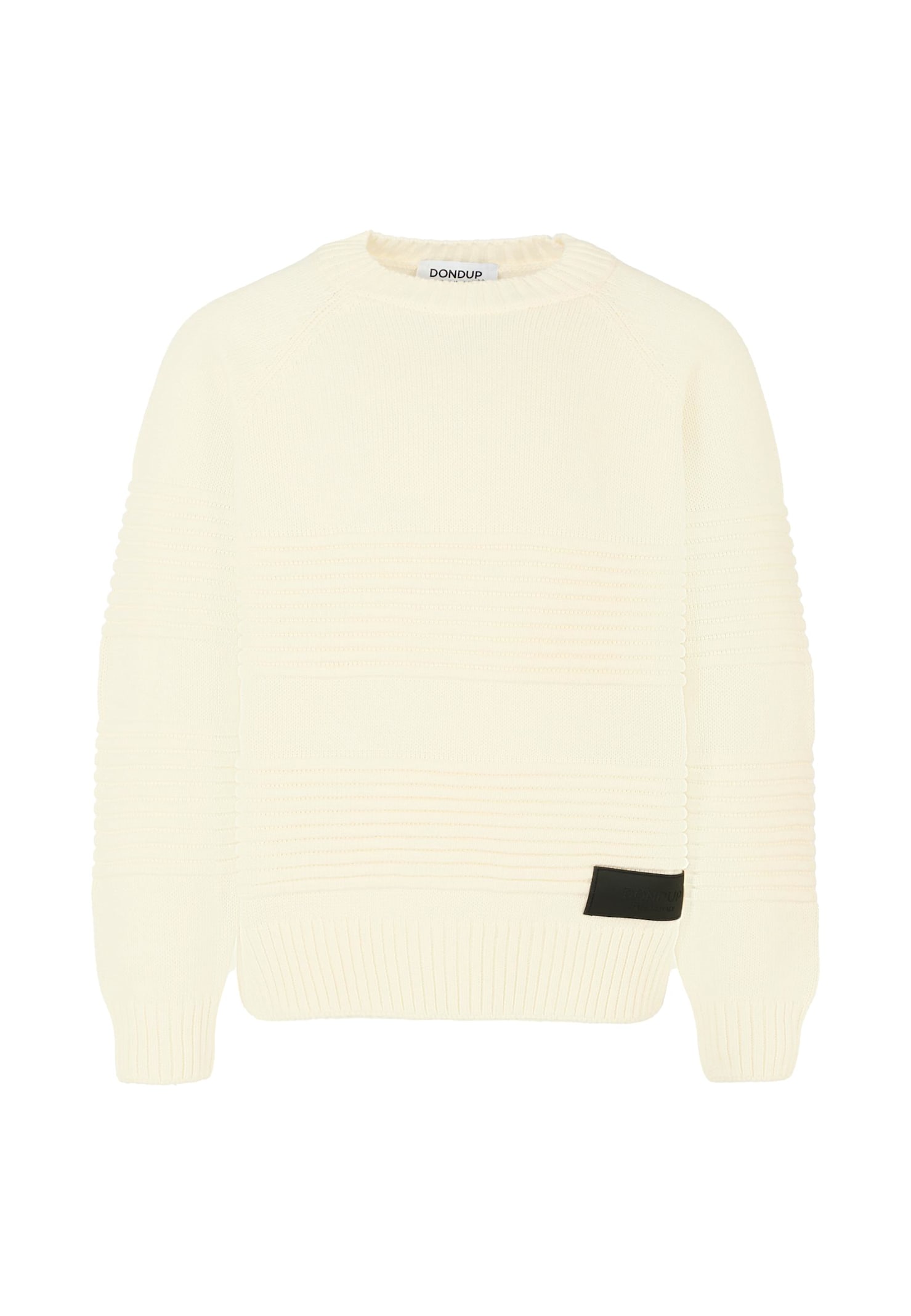 Dondup Logo-patch Sweater In Neutral