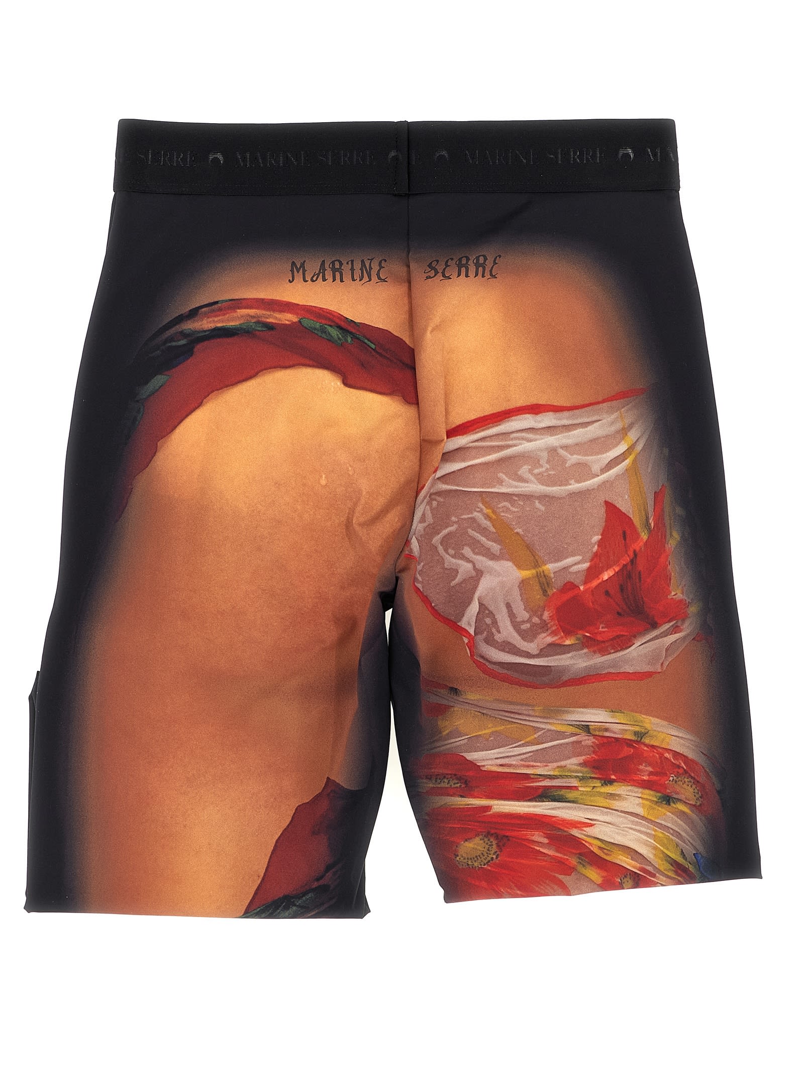 MARINE SERRE DRAPED STATUE LEGGINGS 