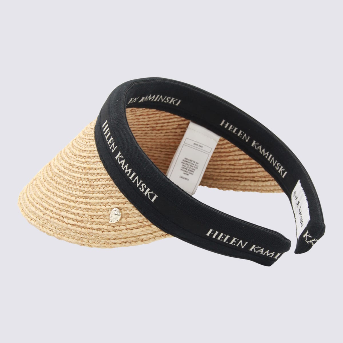 Helen Kaminski Relaxed Wide Brim Woven Texture Hat In Brown