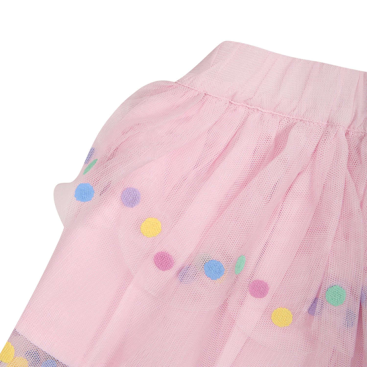 Shop Stella Mccartney Pink Tulle Skirt For Baby Girl