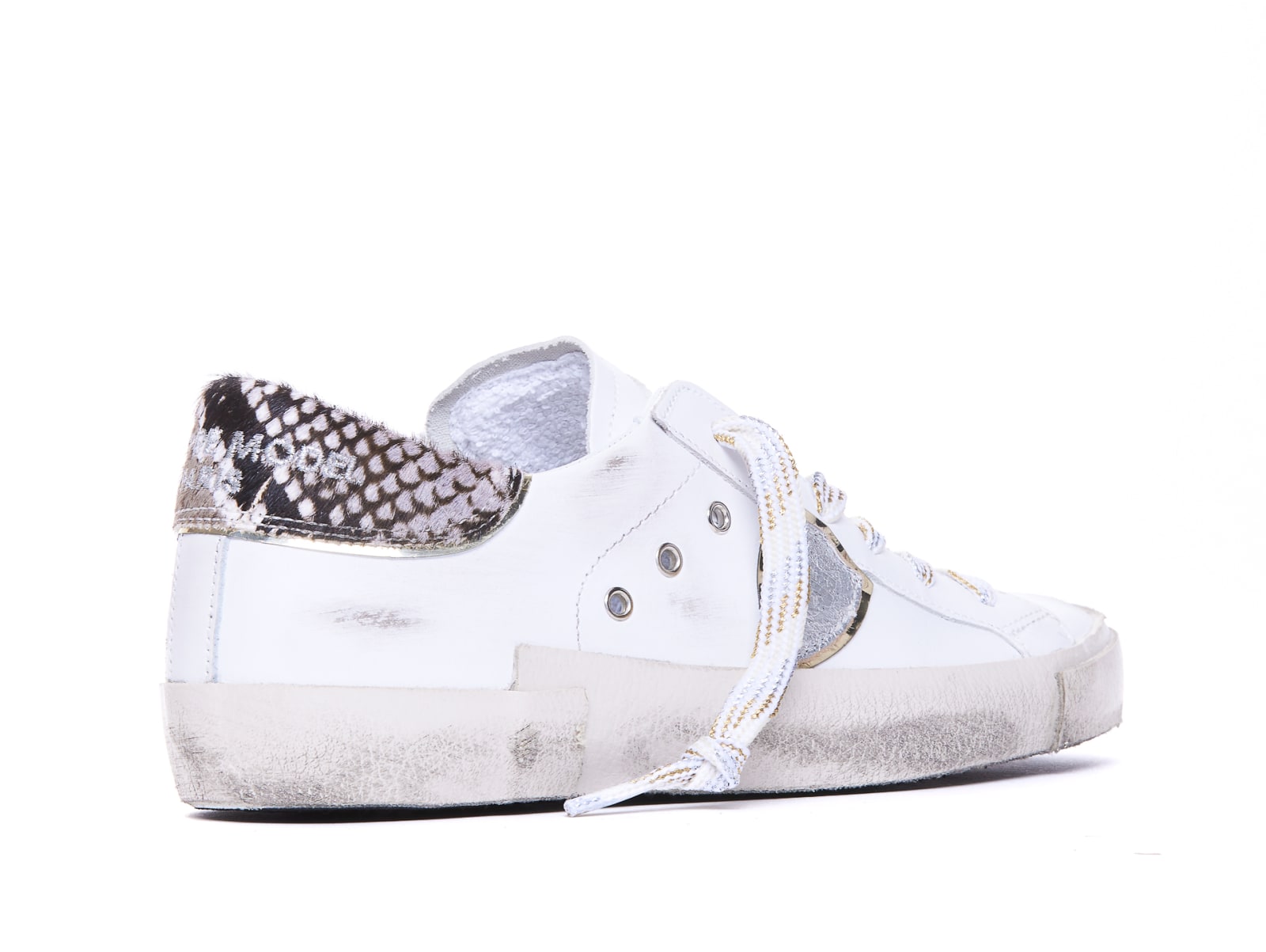 Shop Philippe Model Prsx Sneakers In White