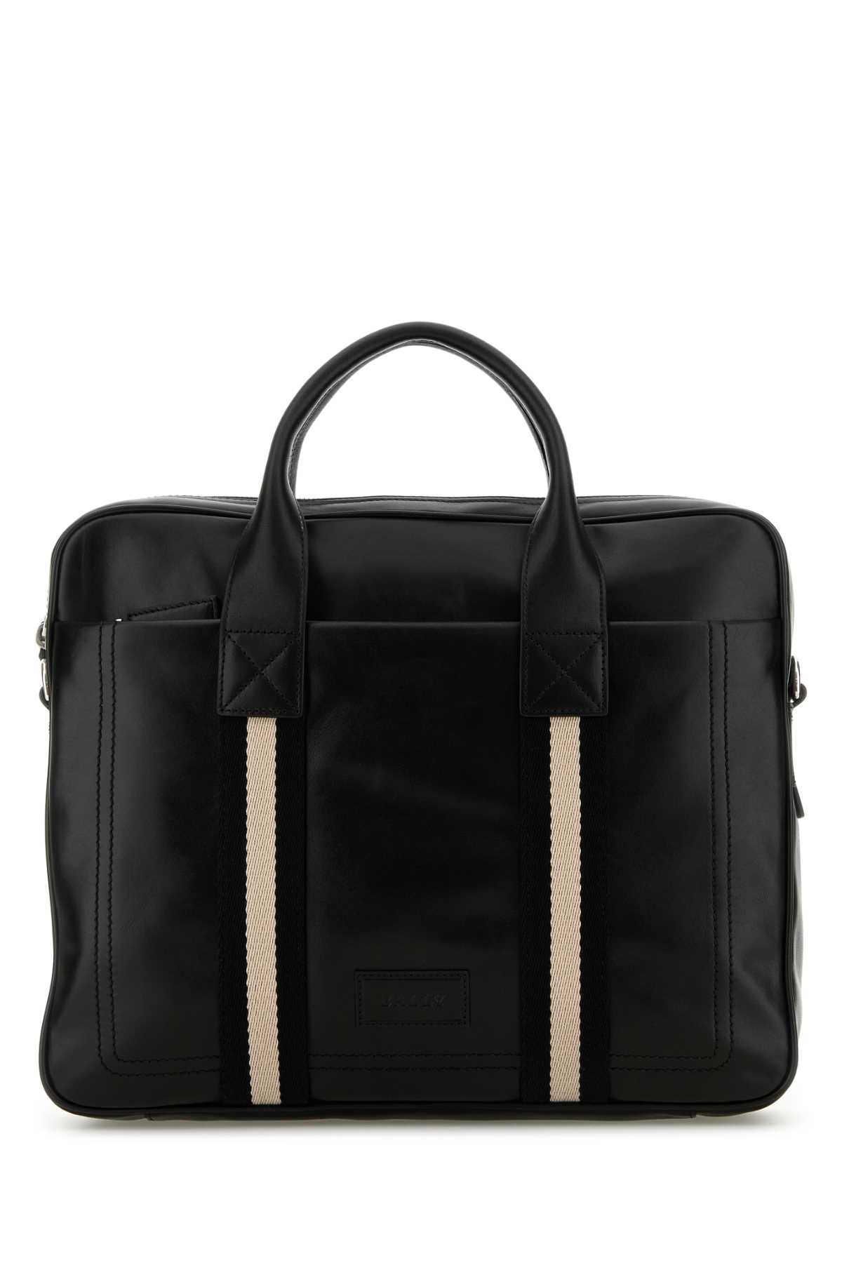 Black Leather Briefcase