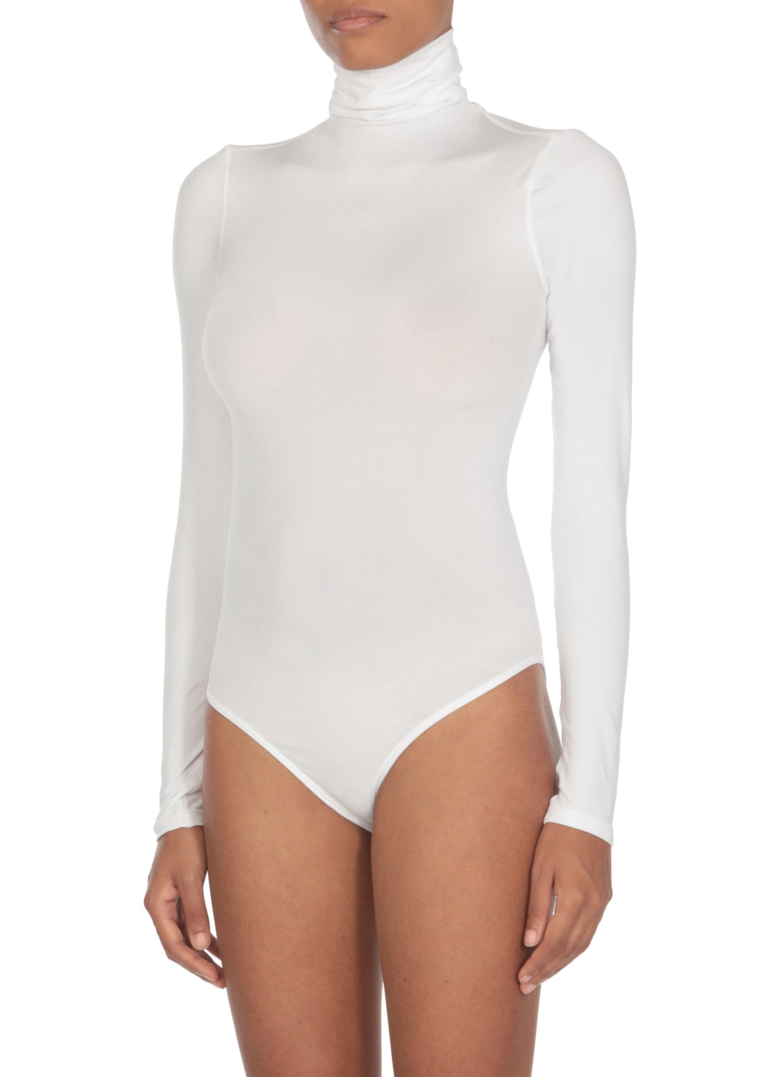 Shop Wolford Cotton Body In White