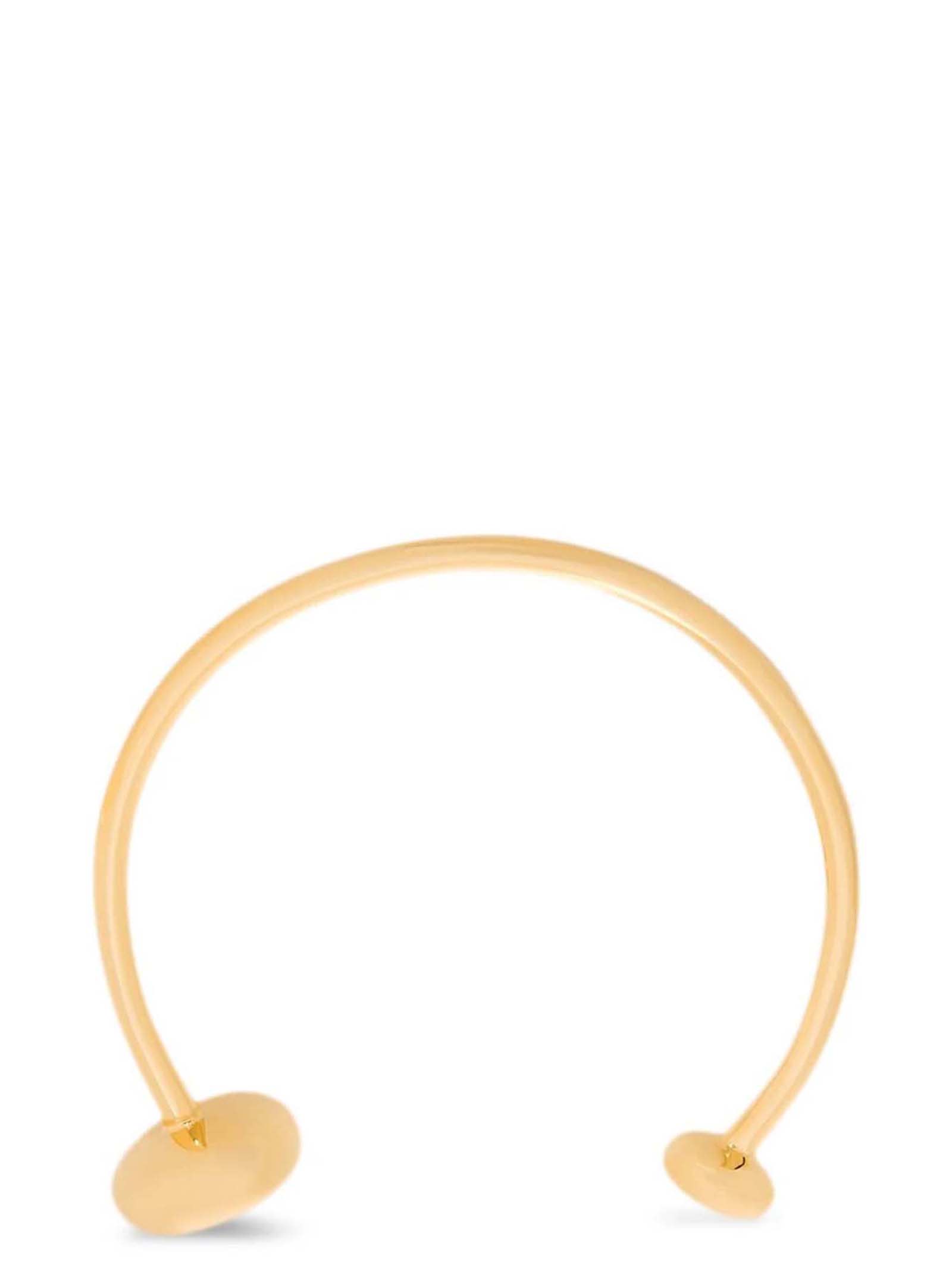 Shop Loewe Anagram Pebble Bracelet In Gold