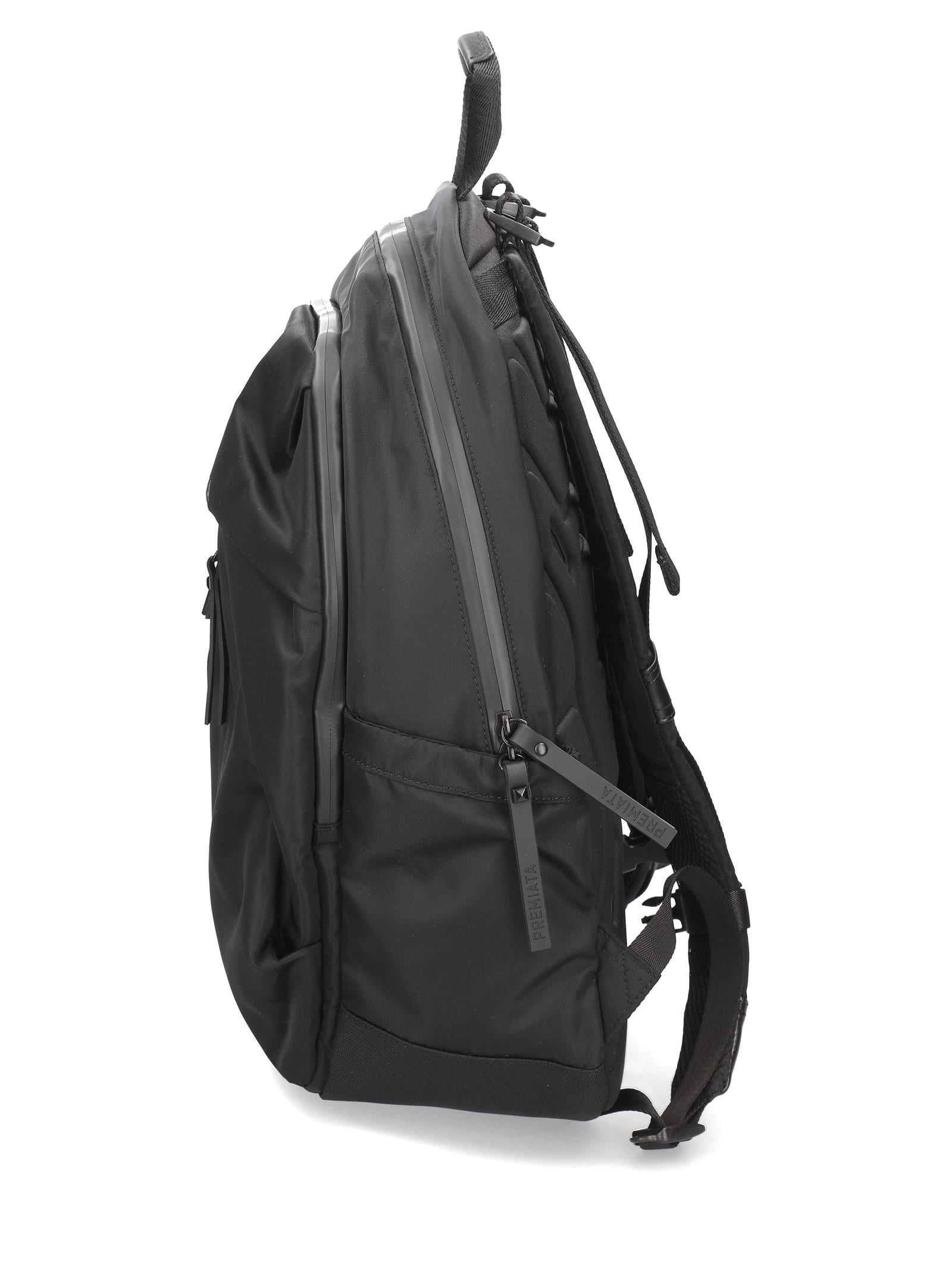 Shop Premiata Black Nylon Backpack