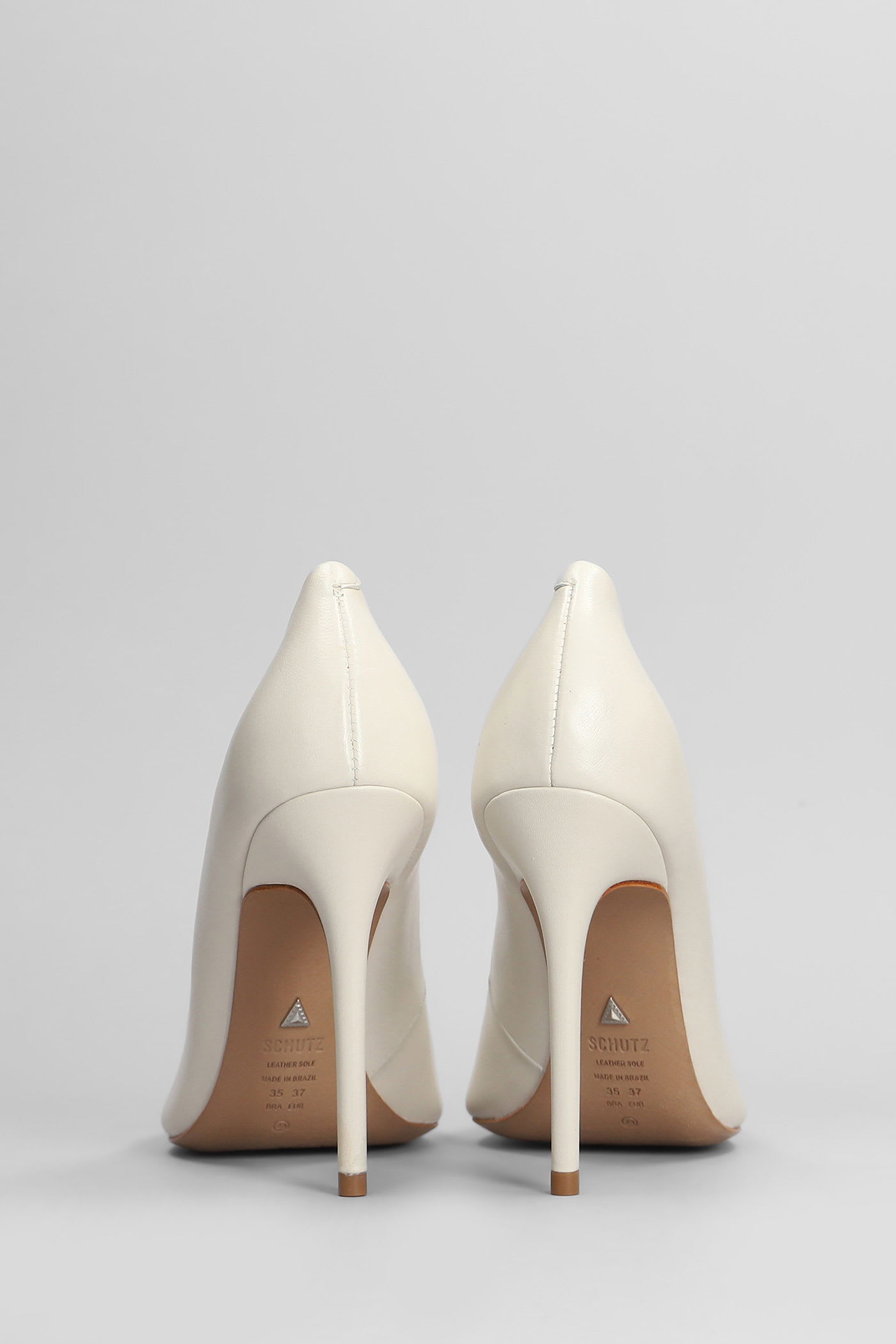 Schutz Caiolea Pumps In White Leather In White