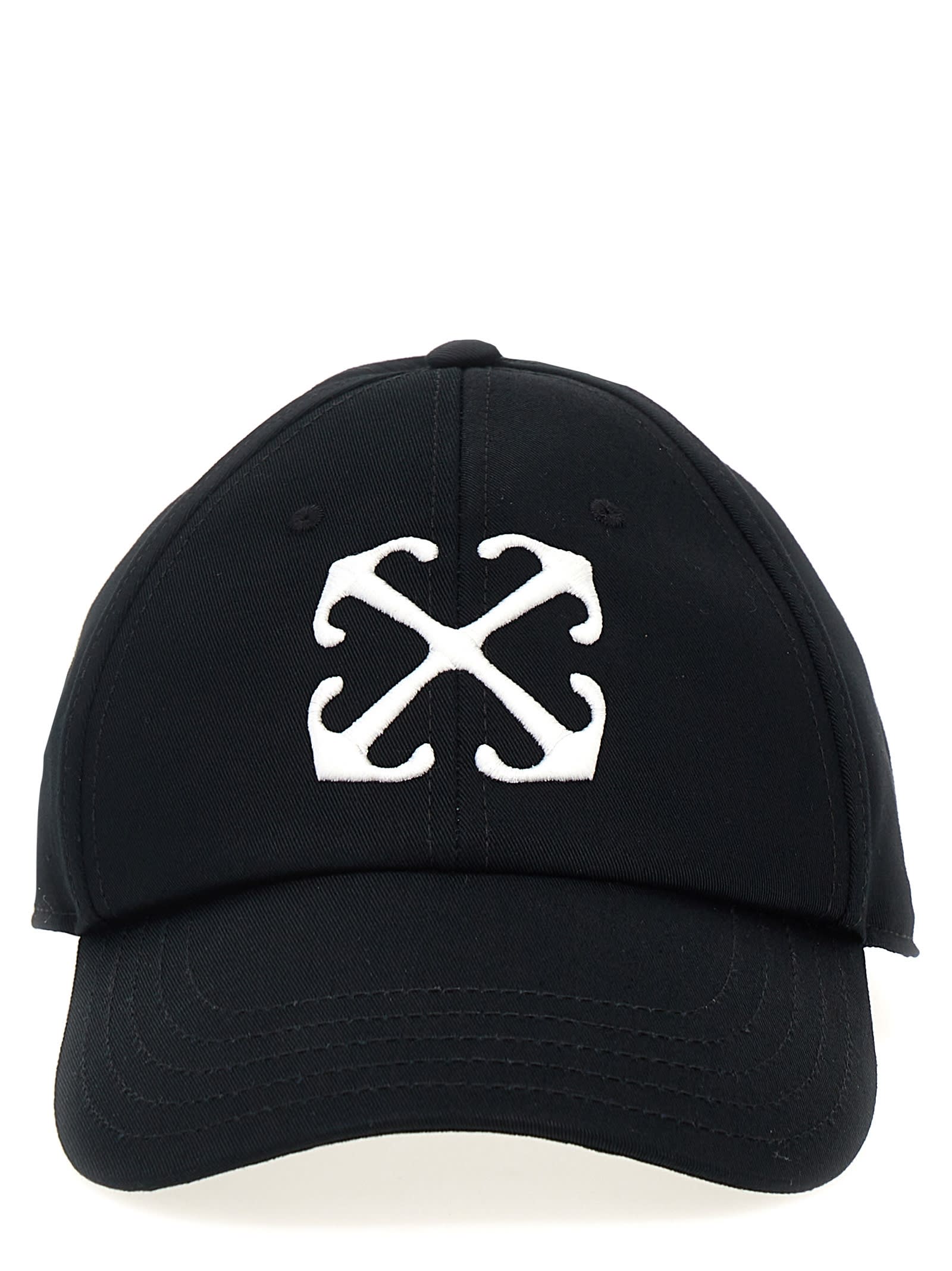 Shop Off-white Arrow Baseball Cap In Black