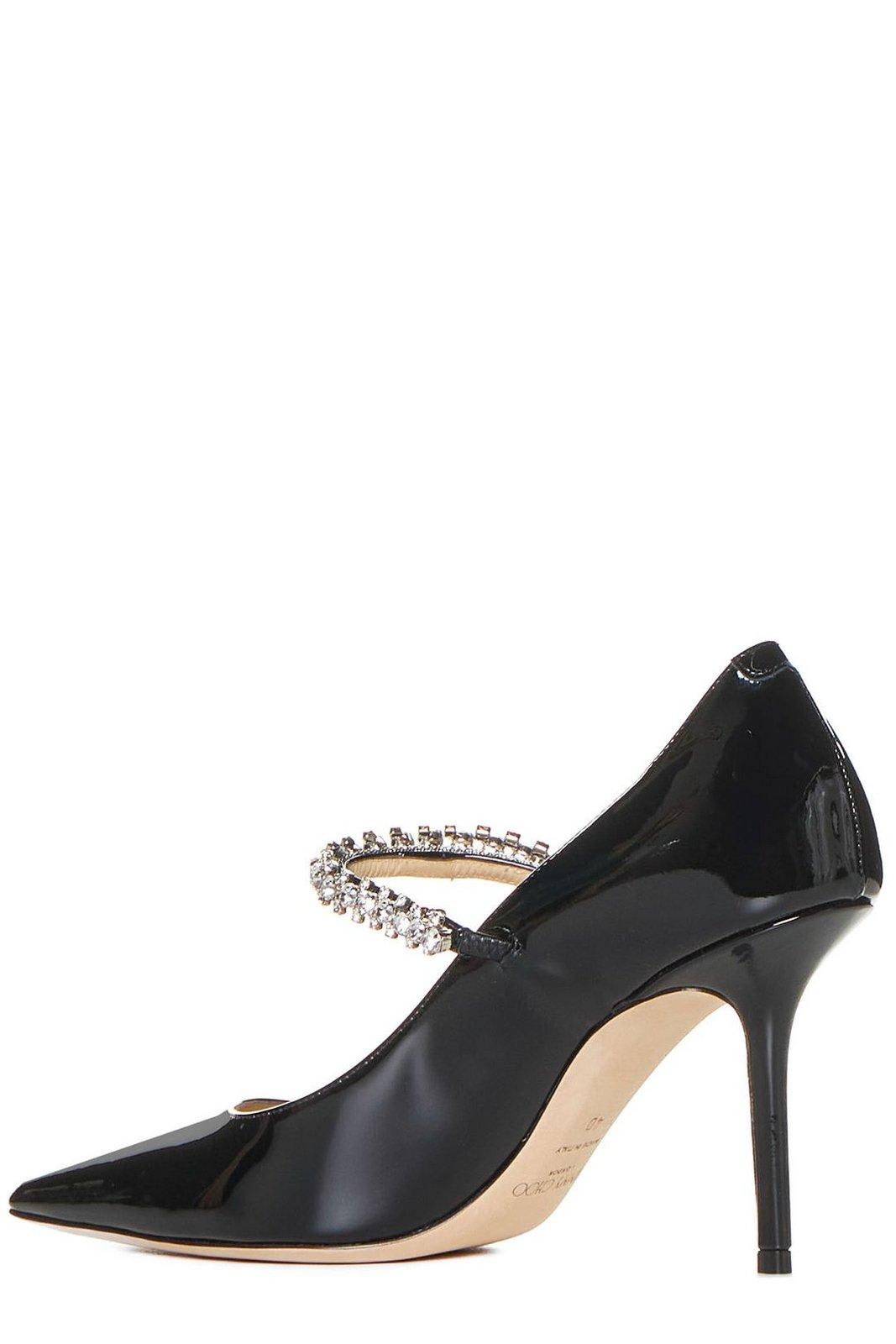 Shop Jimmy Choo Bing 85 Mules In Black