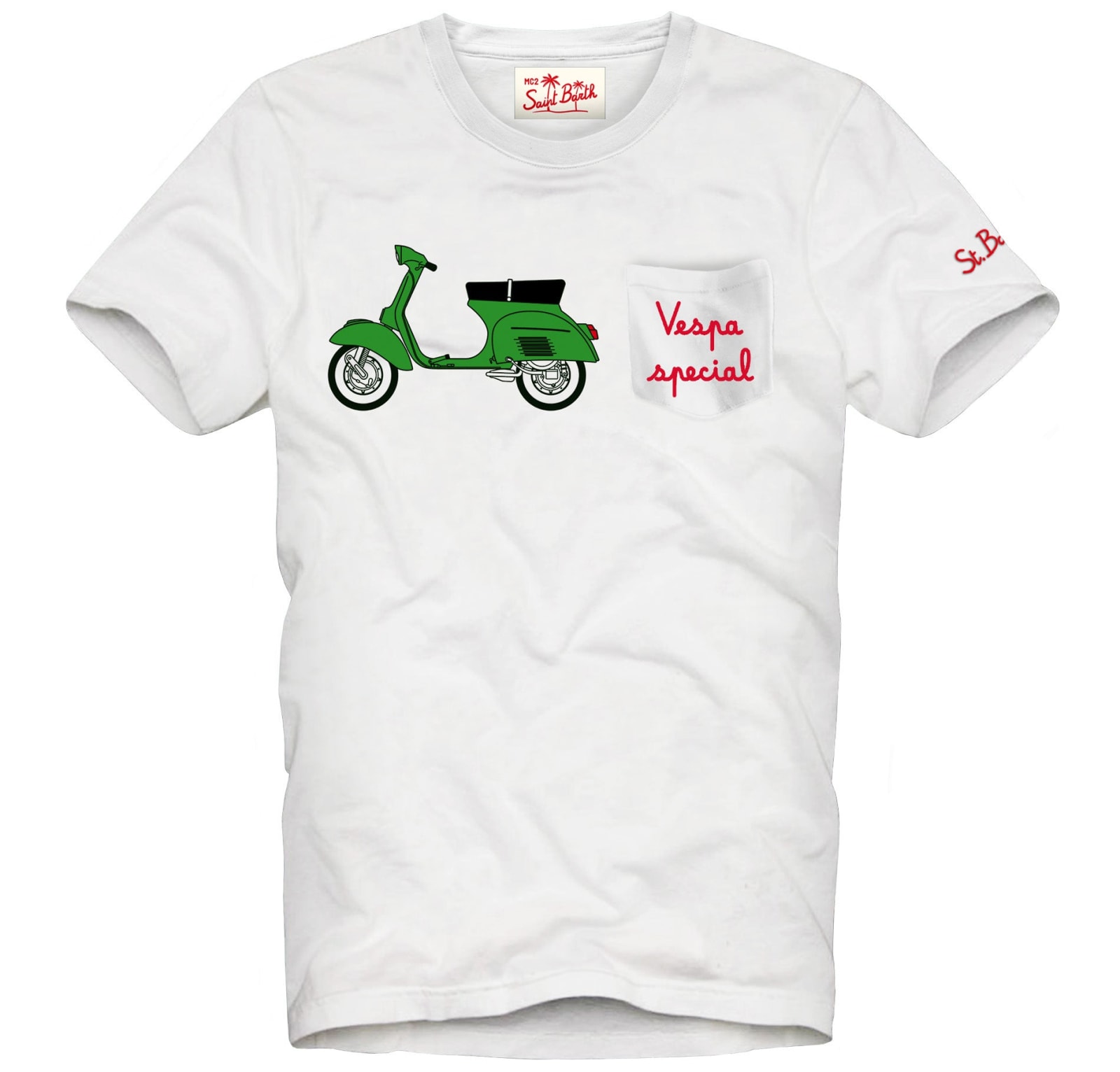 Mc2 saint barth 2025 vespa t shirt