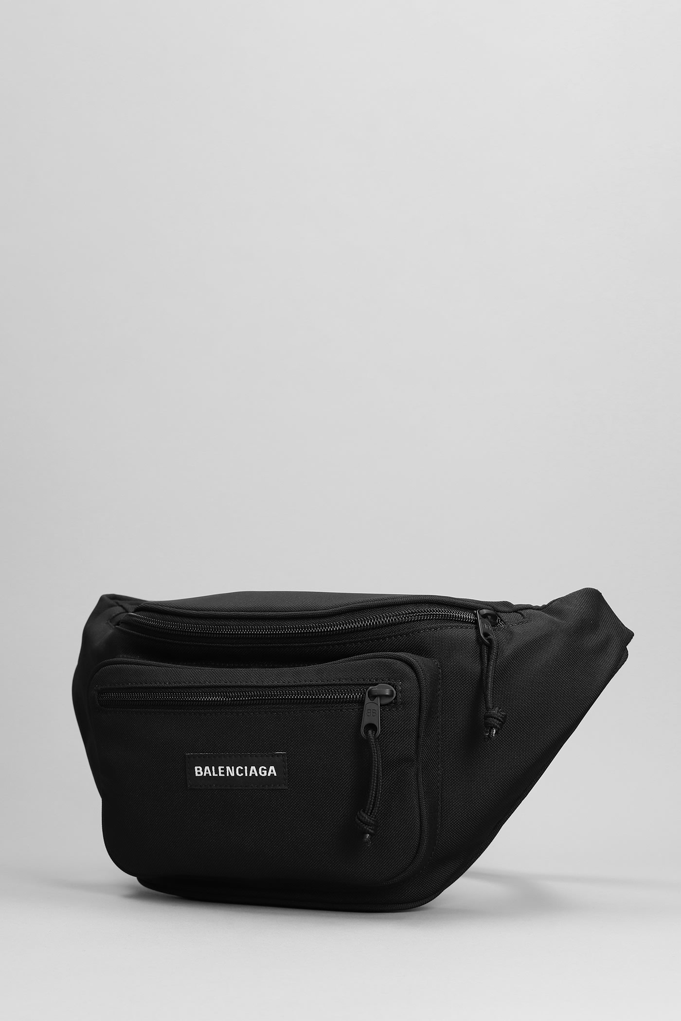 Balenciaga Explorer Waist Bag In Black Polyamide In Black