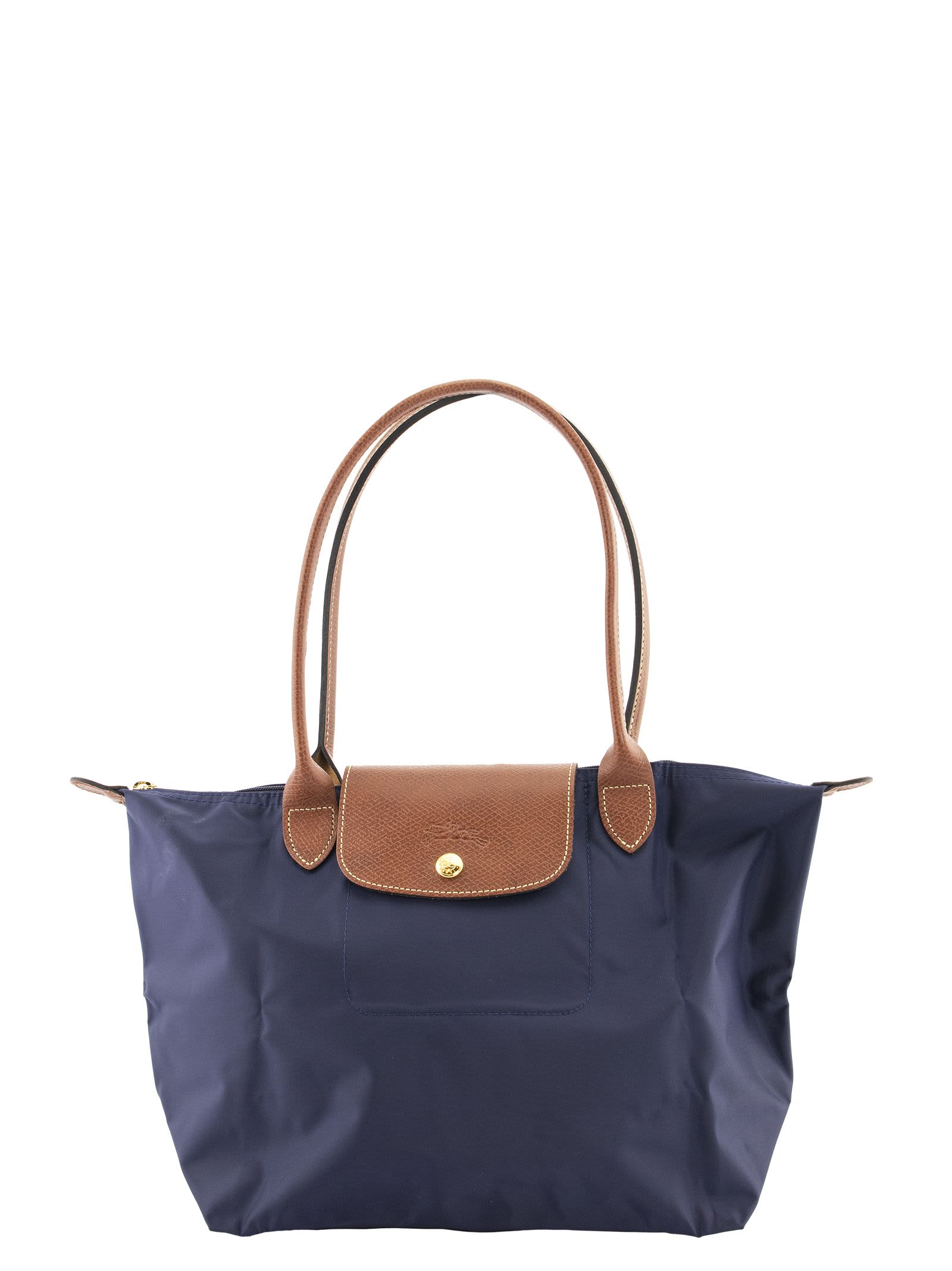 longchamp navy tote bag