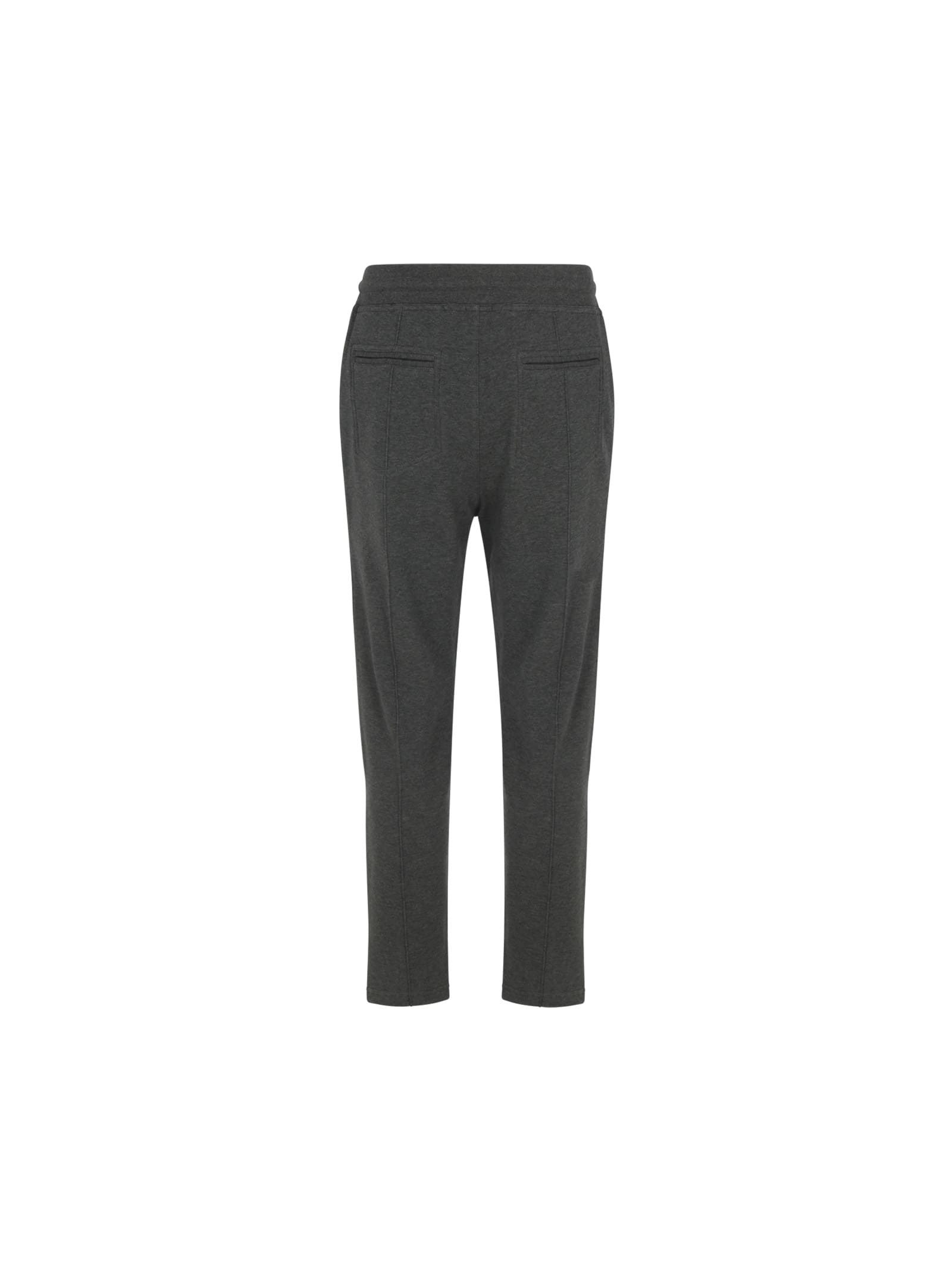 Shop Brunello Cucinelli Sweatpants In Grey