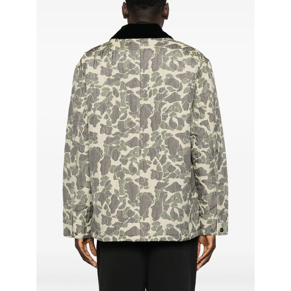 Carhartt Tapestry Chore Camo Duck Jacquard Jacket In Gray