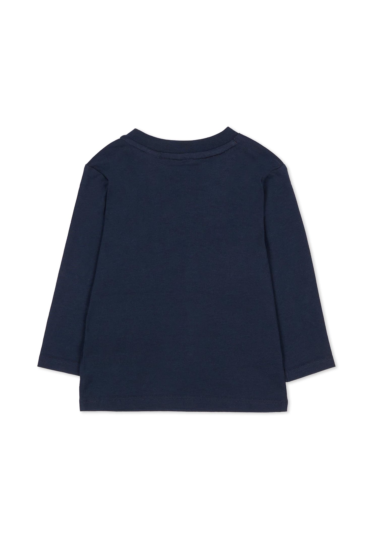 Timberland Blue T-shirt For Baby Boy With Logo In Blue