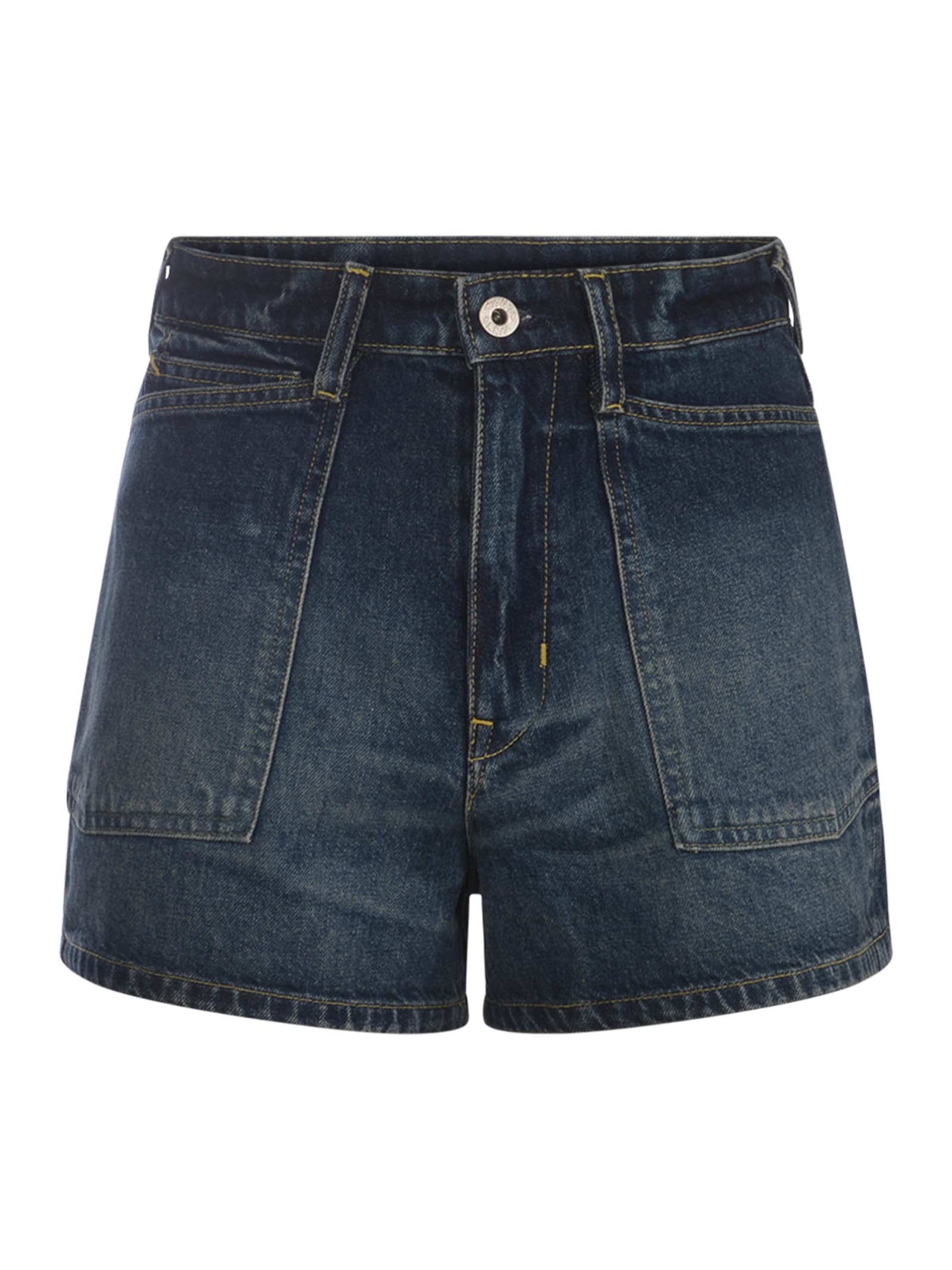 Shop Kenzo Shorts  In Denim