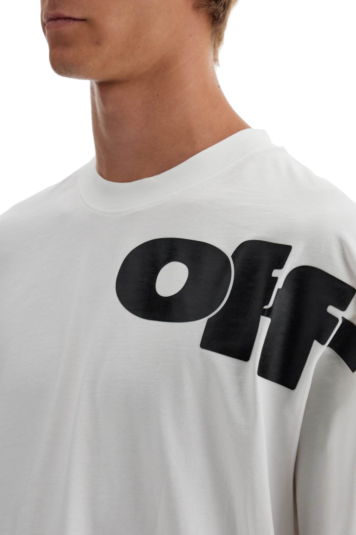 Shop Off-white Shared Logo T-shirt With In White - Black (white)