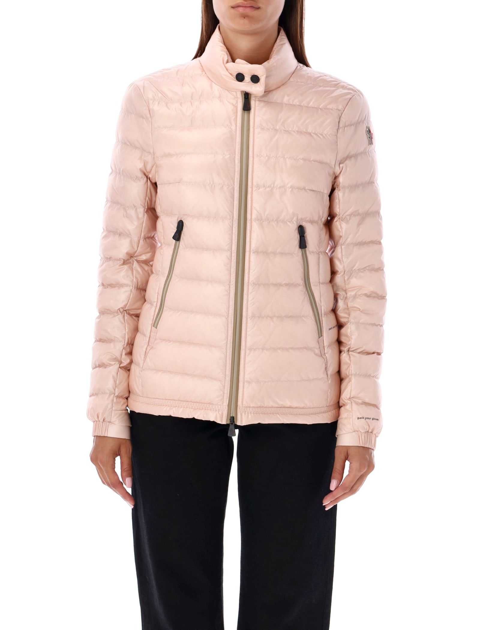 Shop Moncler Walibi Jacket In Pink