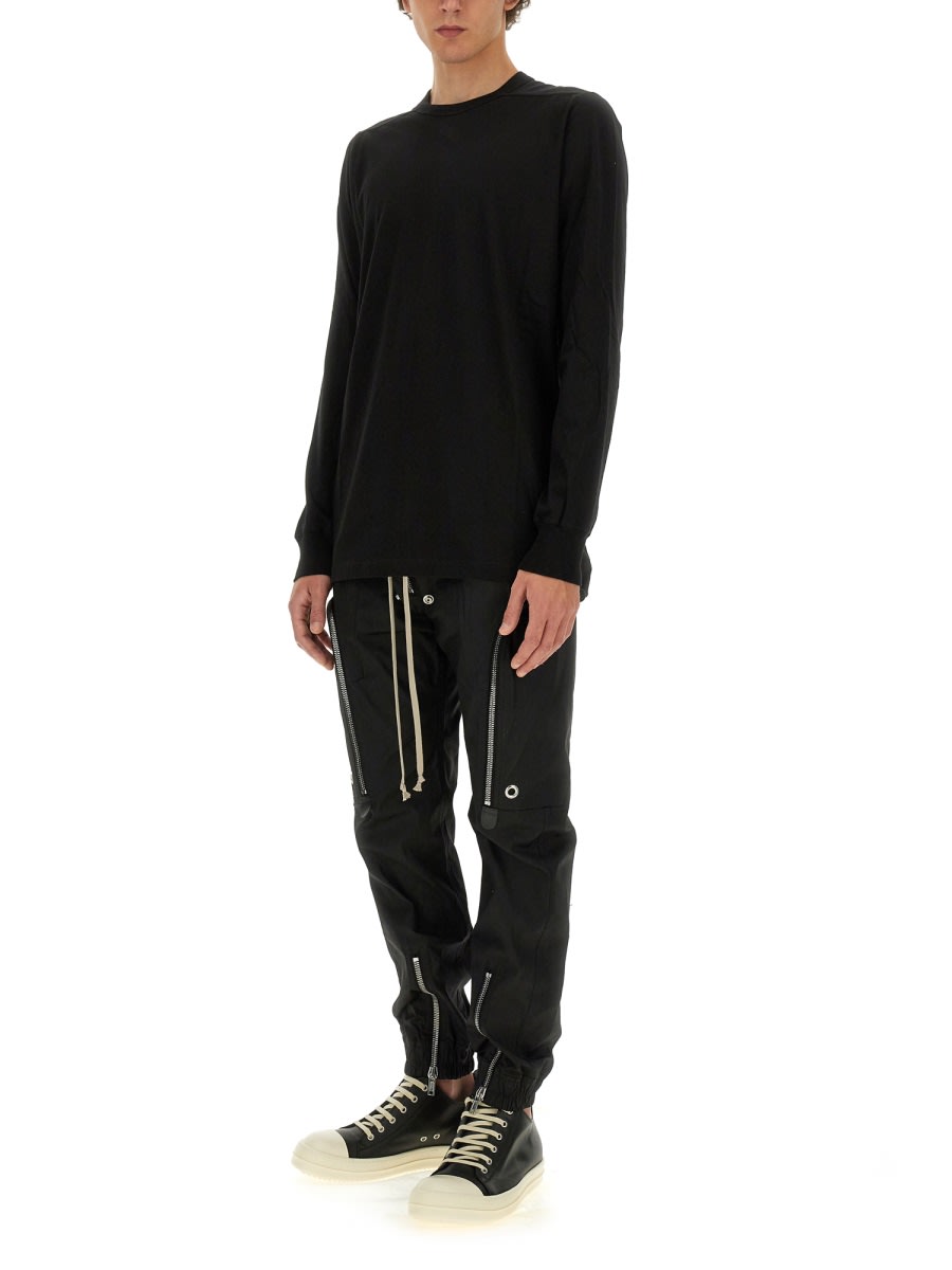 Shop Rick Owens Cotton T-shirt In Black