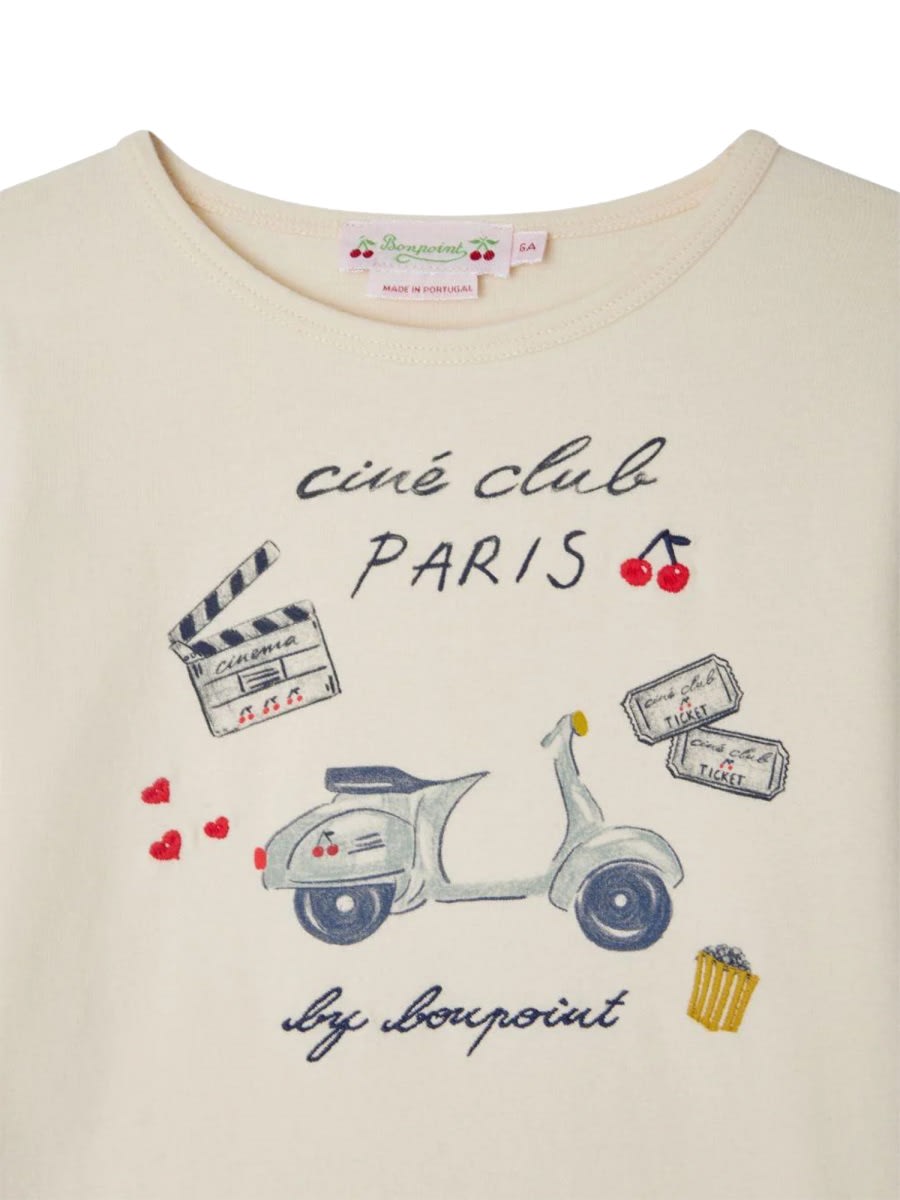 Bonpoint T-shirt Tidjiane In White