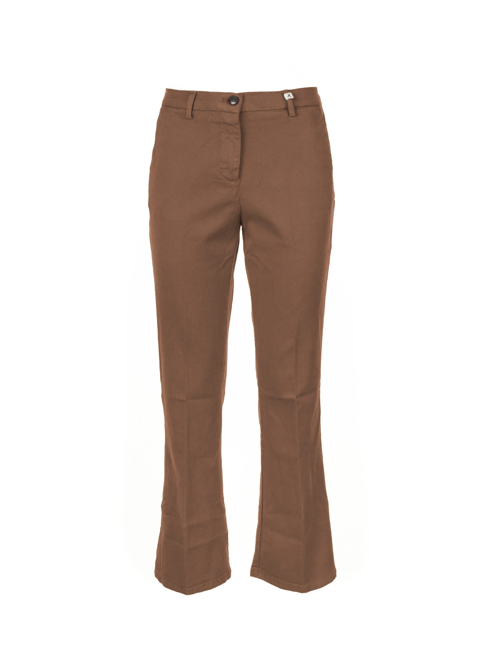 Myths Womens Brown Flared Trousers