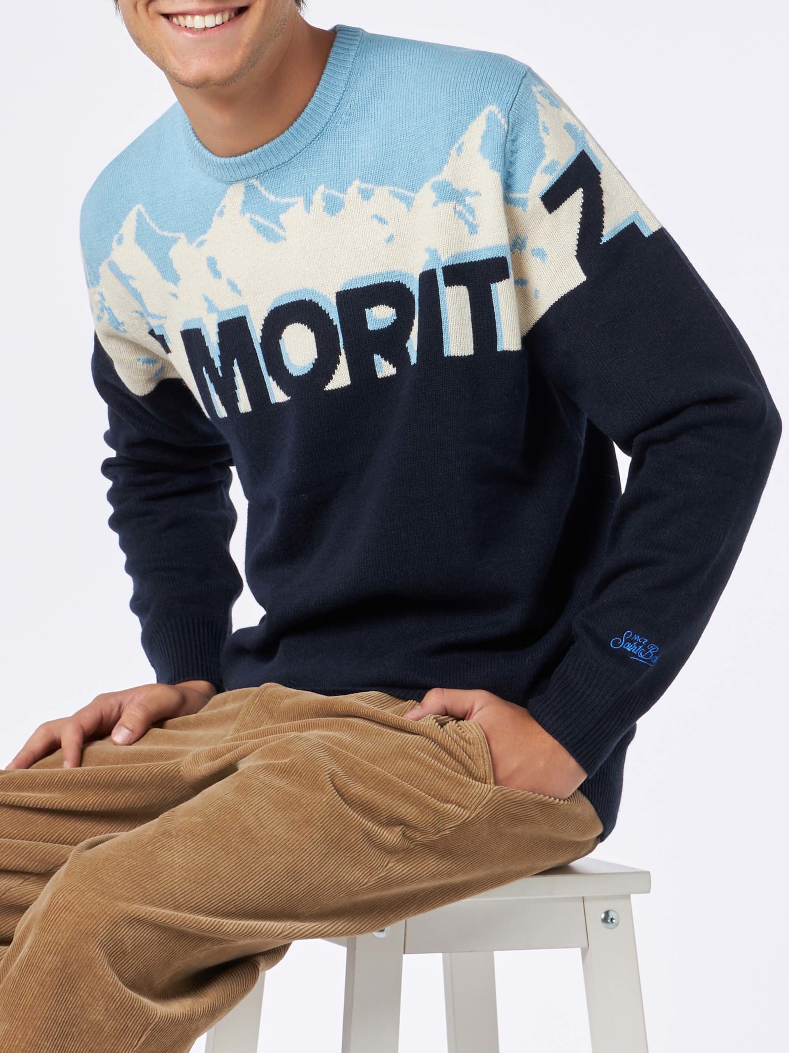 Mc2 Saint Barth Pullover  Herren Farbe Blau In Blue